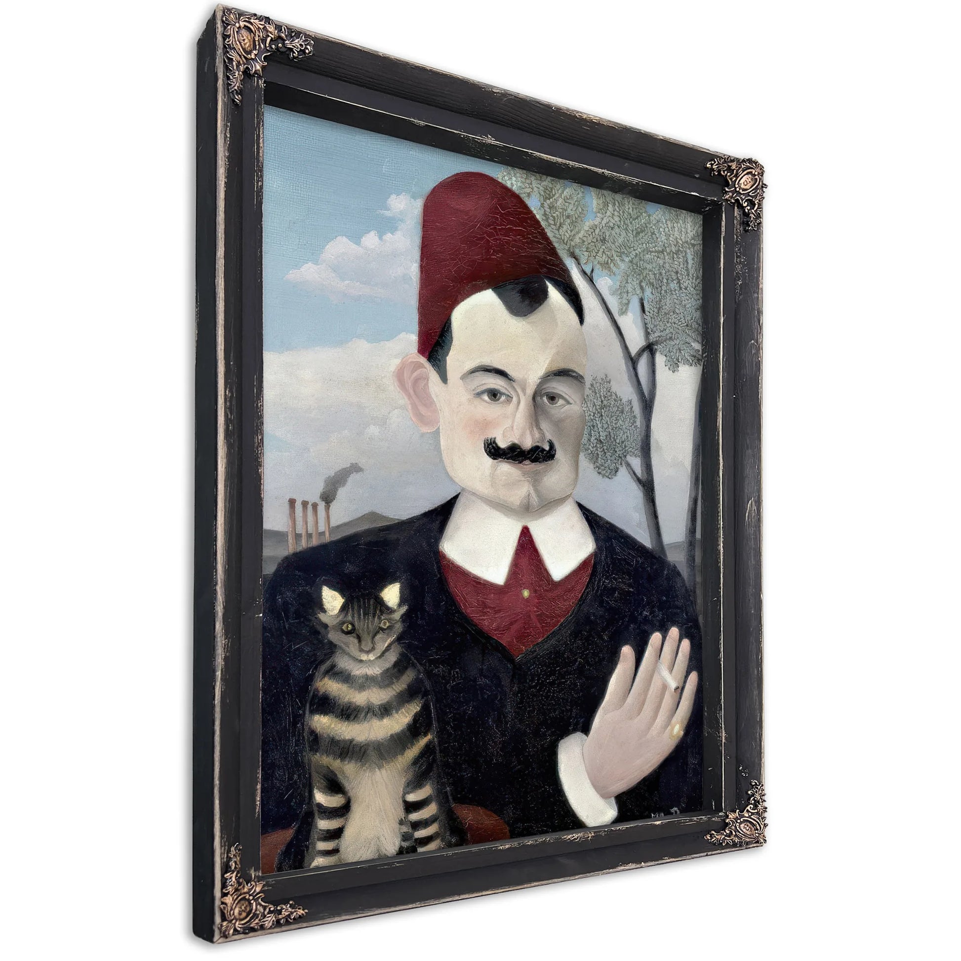 Portrait Of Monsieur X (Pierre Loti) By Henri Julien Felix Rousseau Fine Art Print