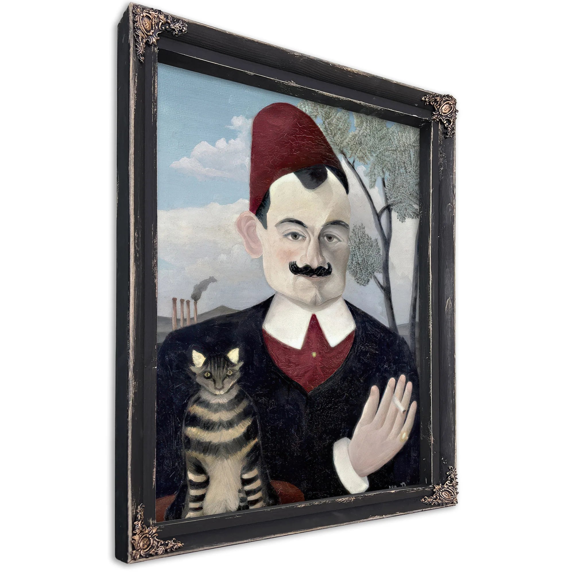 Portrait Of Monsieur X (Pierre Loti) By Henri Julien Felix Rousseau Fine Art Print
