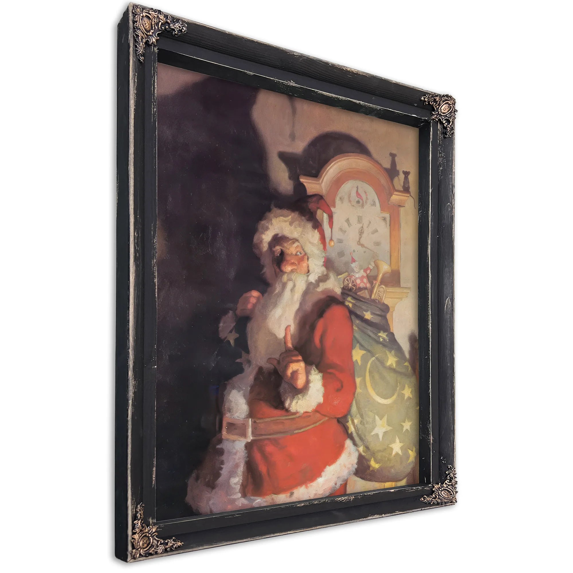 Ole Saint Nick (Old Kris) By NC Wyeth Fine Art Print