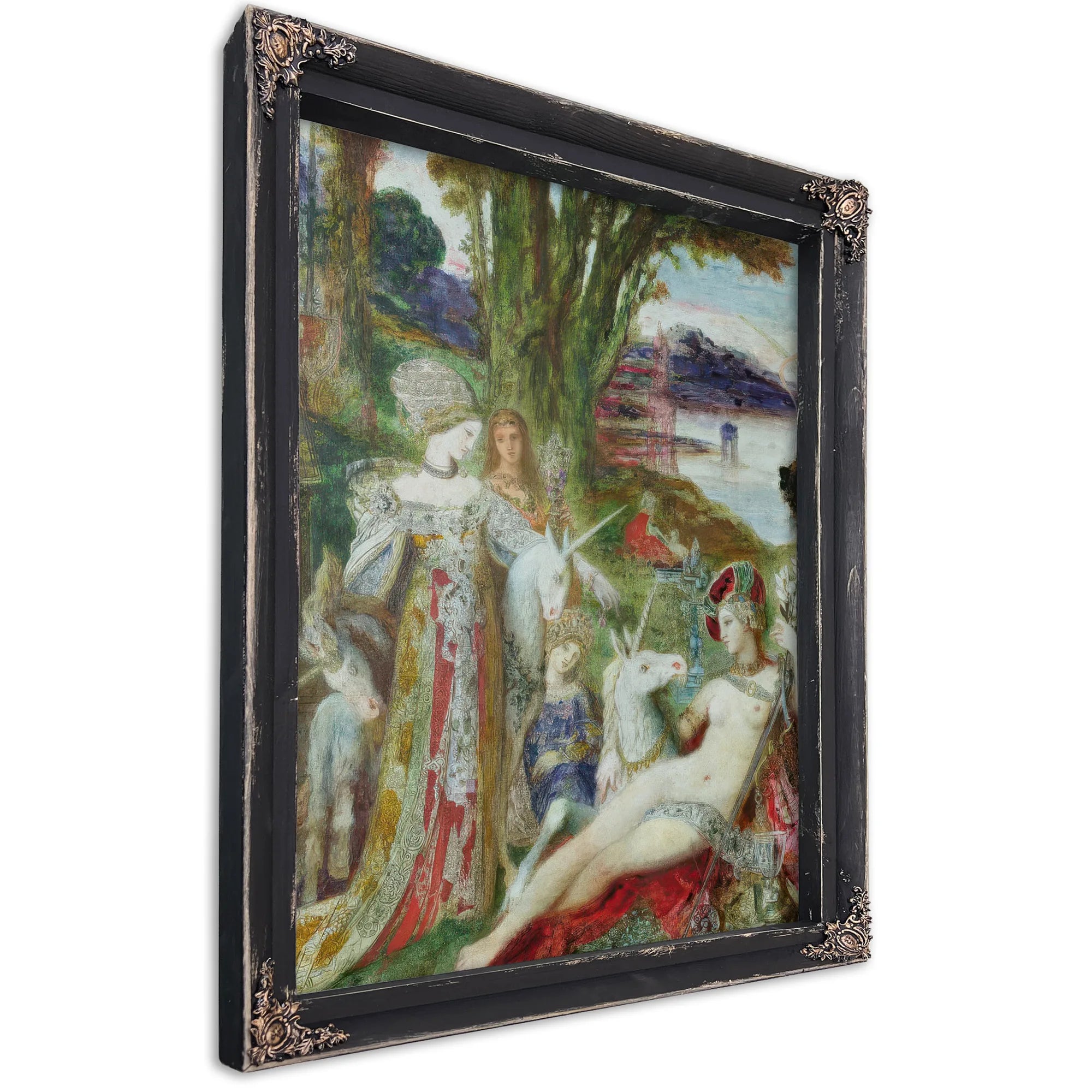 The Unicorns By Gustave Moreau Fine Art Print