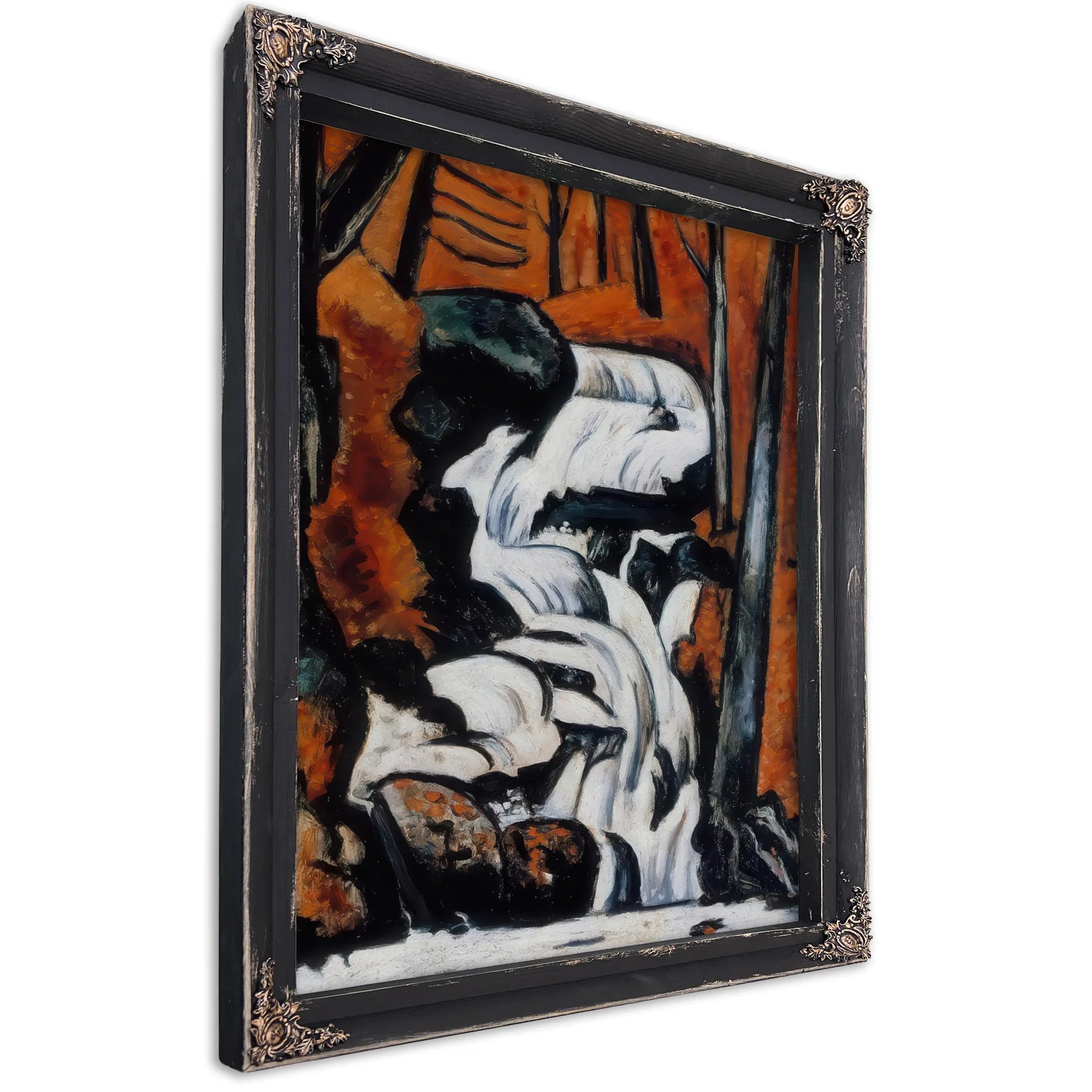 Smelt Brook Falls By Marsden Hartley Fine Art Print