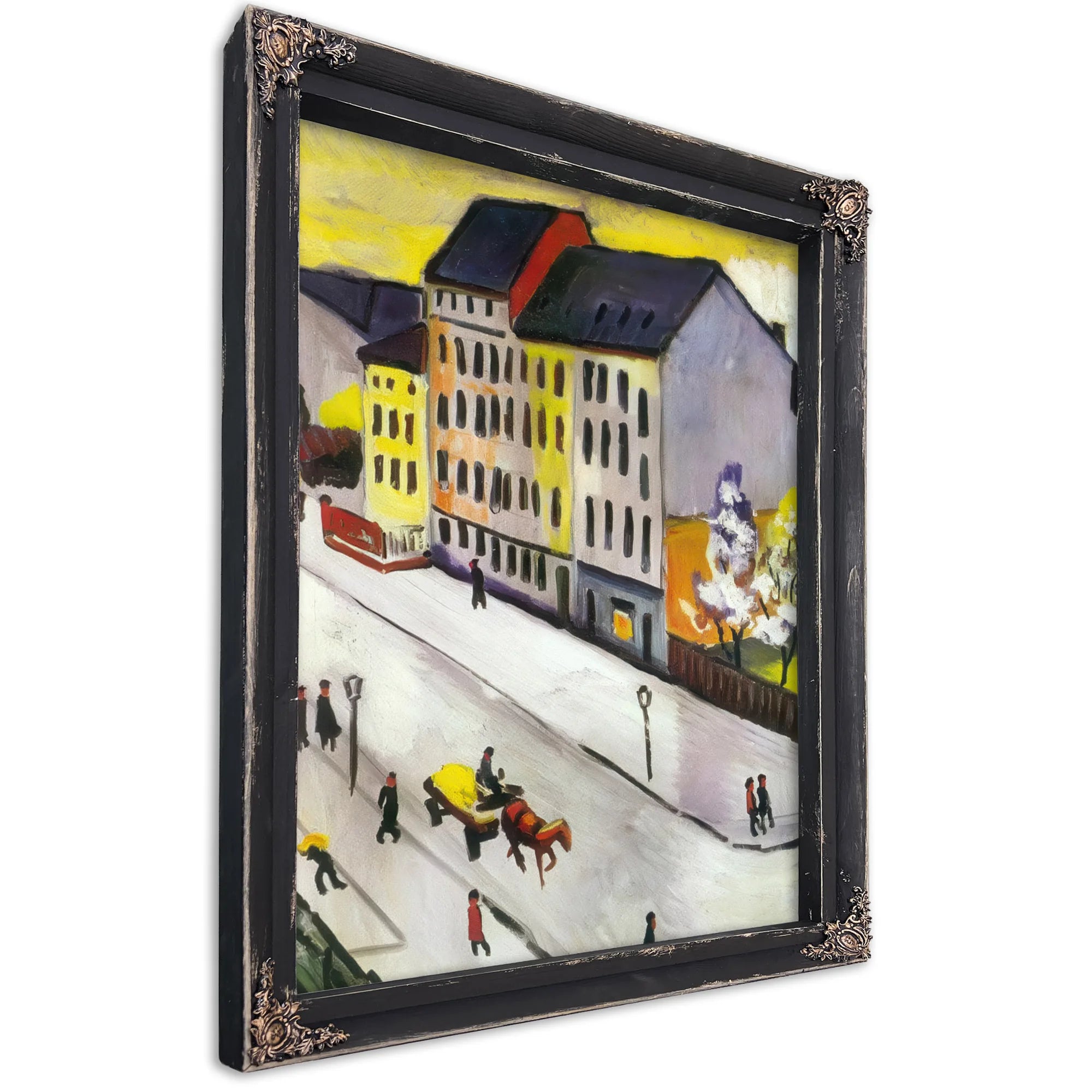 Our Street In Grey By August Macke Fine Art Print