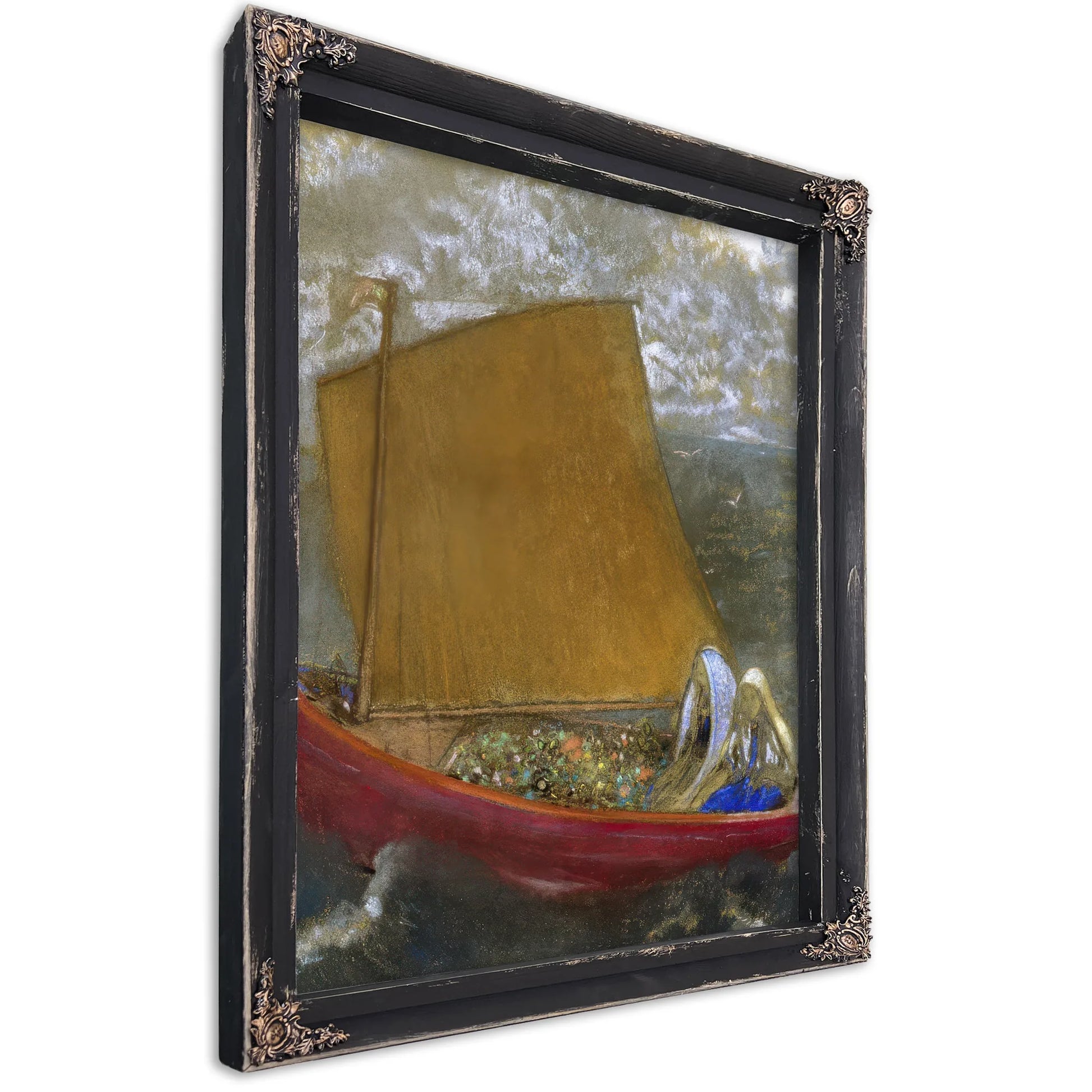 La Voile Jaune (The Yellow Sail) By Odilon Redon Fine Art Print