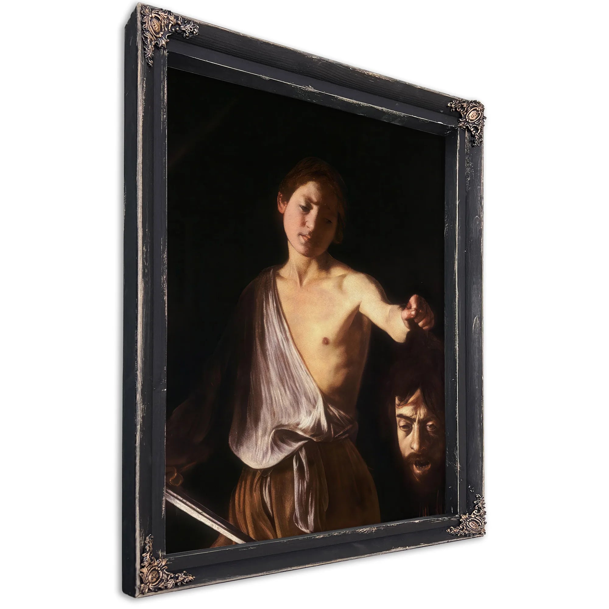 David With The Head Of Goliath 1610 By Caravaggio Fine Art Print