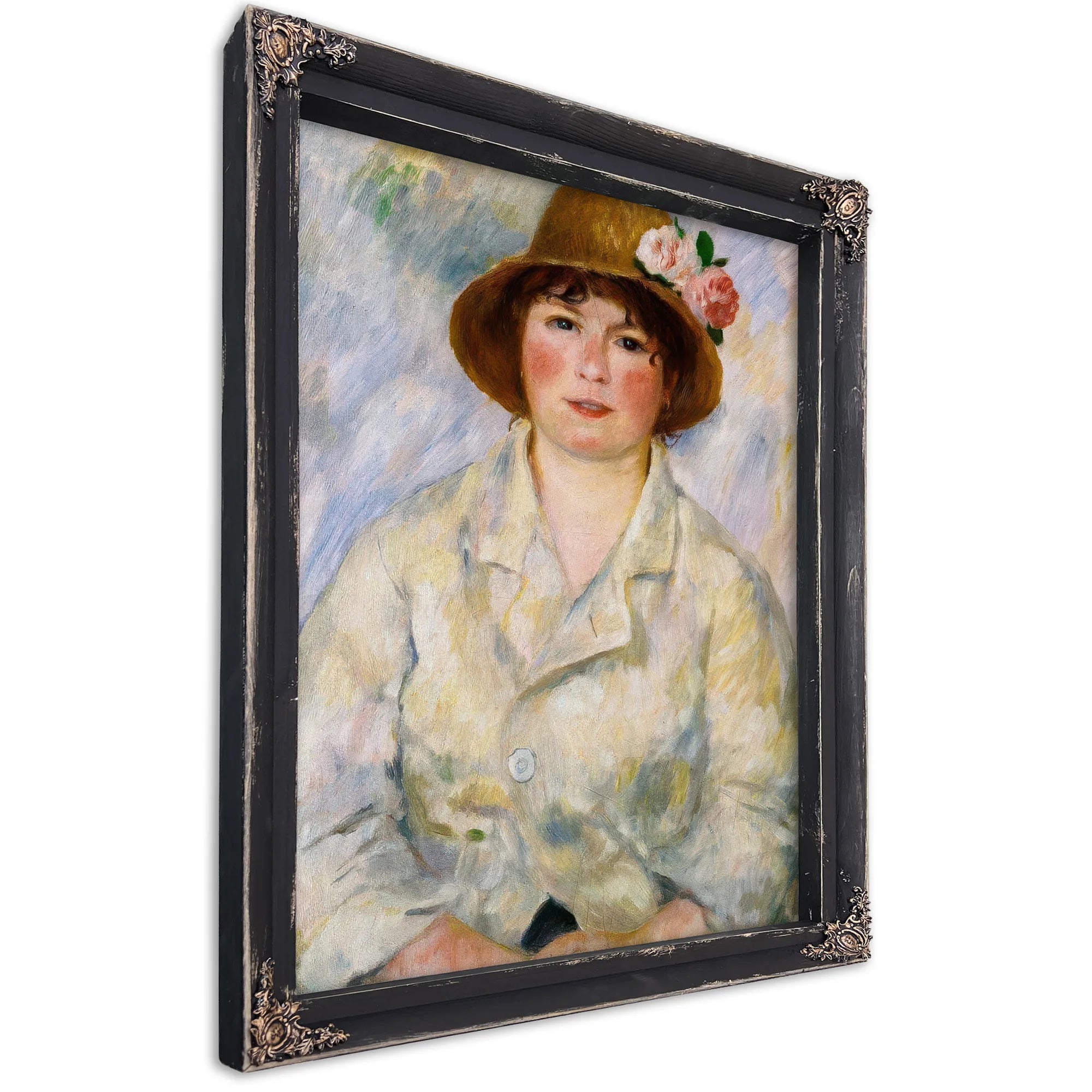Portrait Of Madame Renoir By Pierre August Renoir Fine Art Print