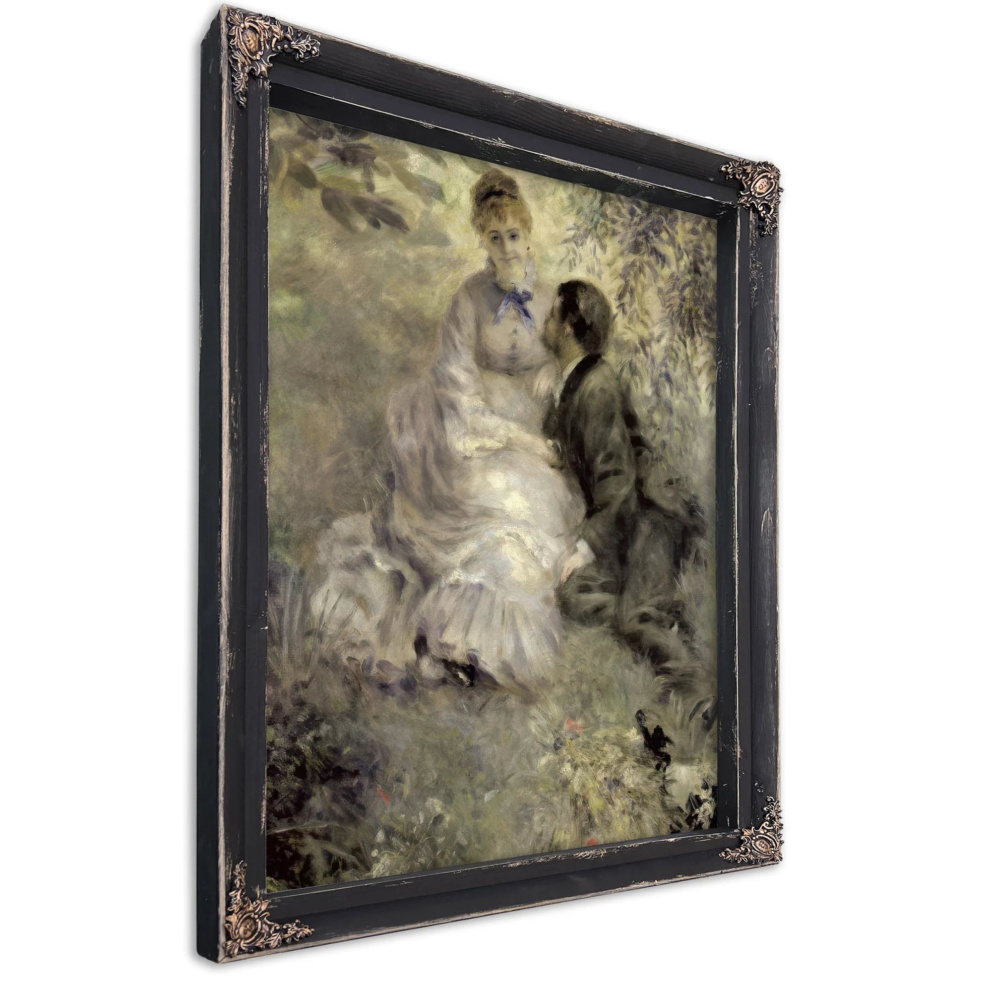 The Lovers By Pierre Auguste Renoir Fine Art Print