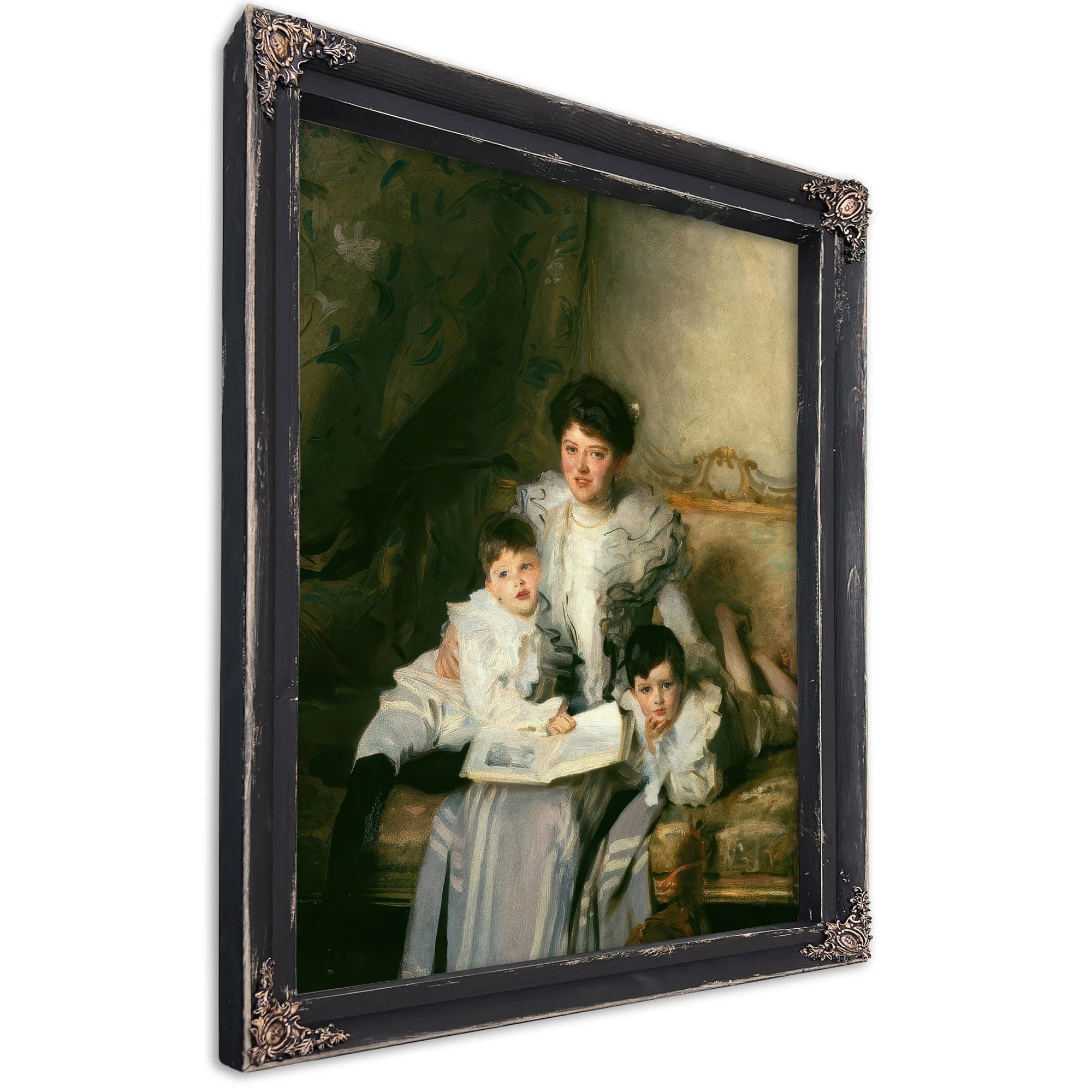 Mrs Knowles And Her Children By John Singer Sargent Fine Art Print