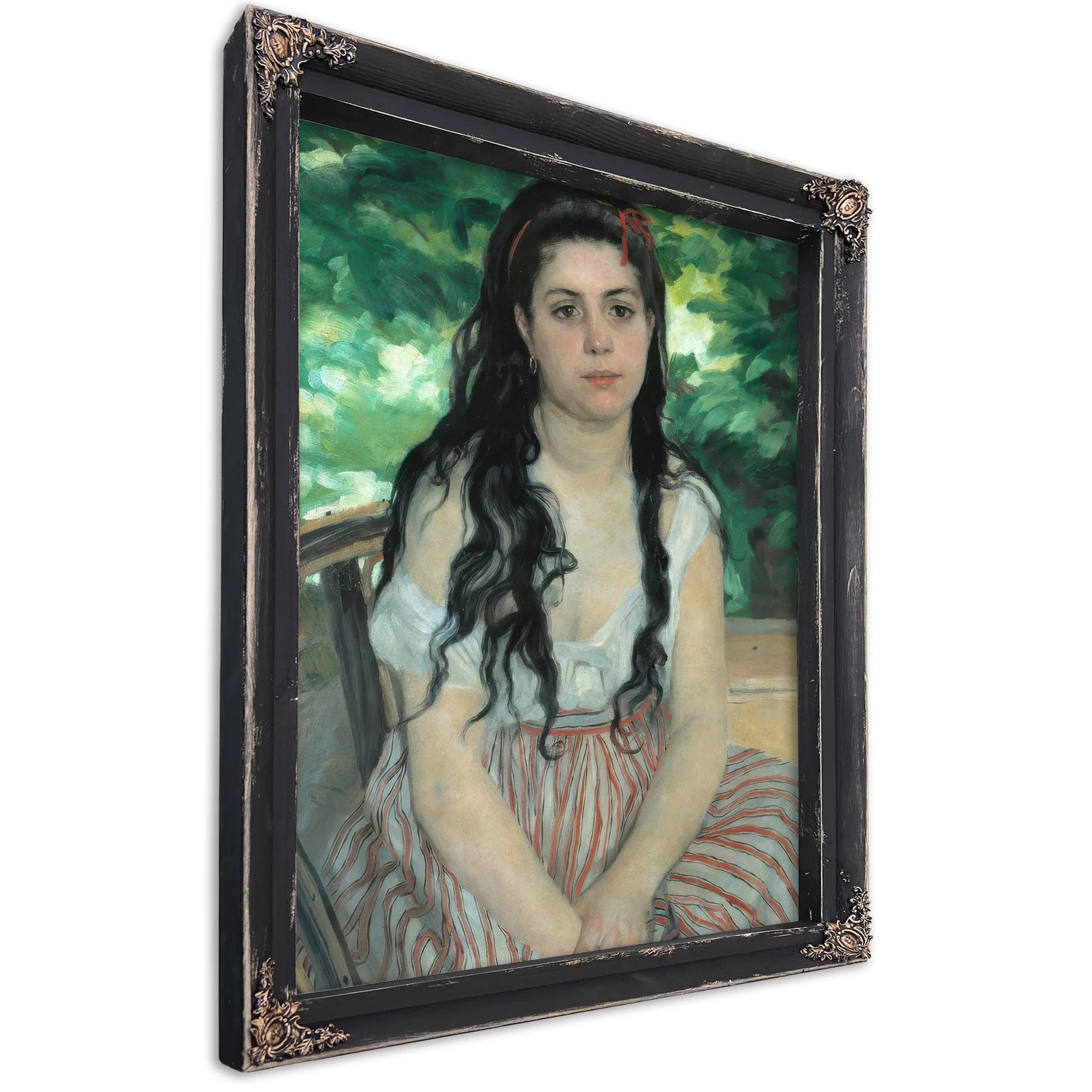 Summer The Bohemian By Pierre Auguste Renoir Fine Art Print