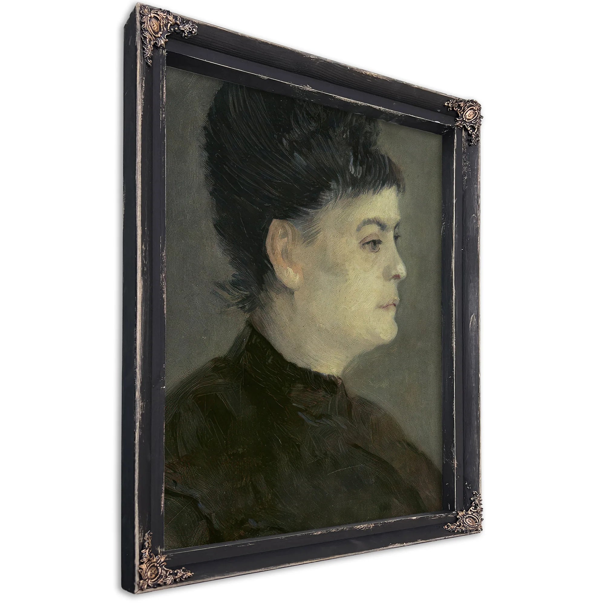 Portrait Of Agostina Segatori By Vincent Van Gogh Fine Art Print