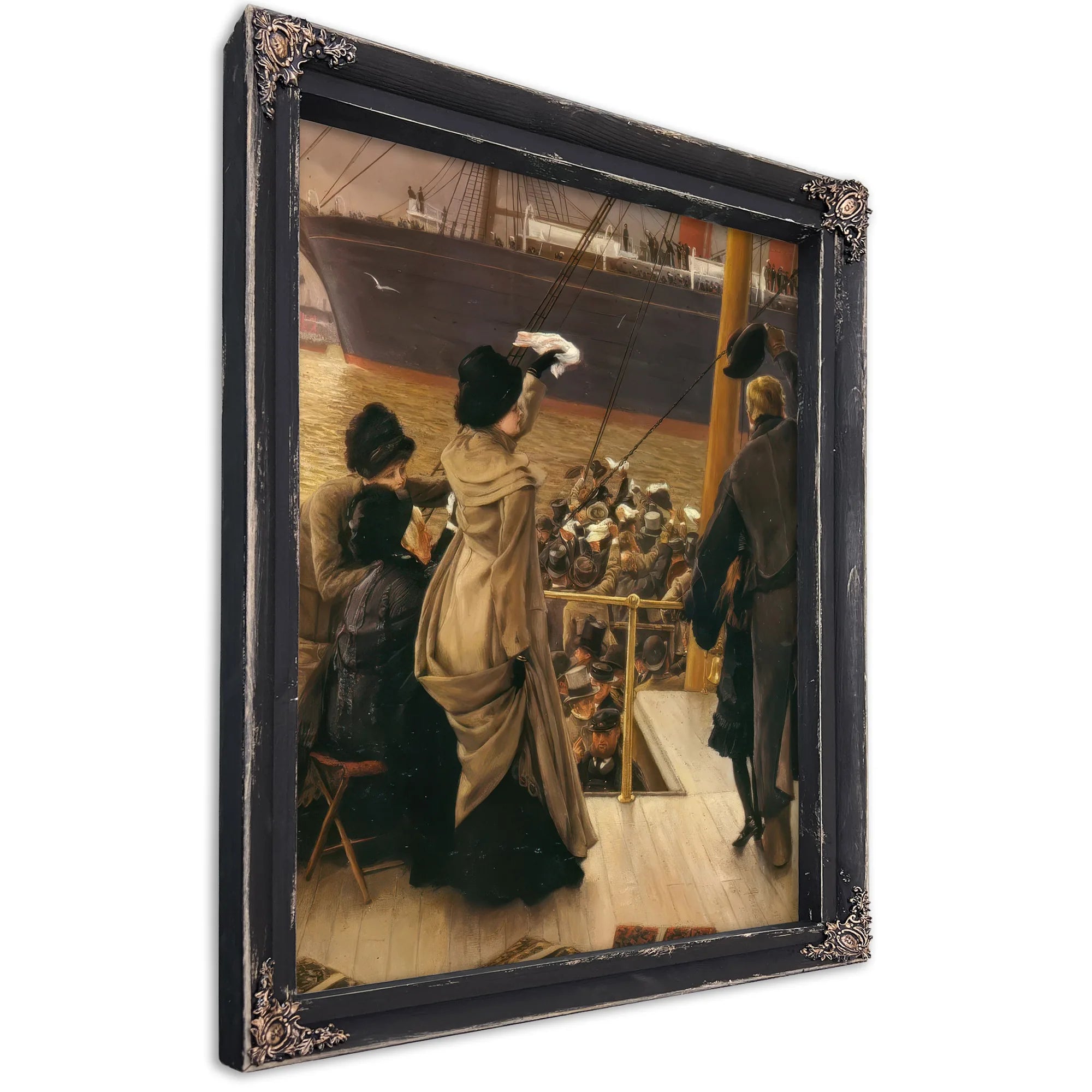 Goodbye On The Mersey By James Tissot Fine Art Print