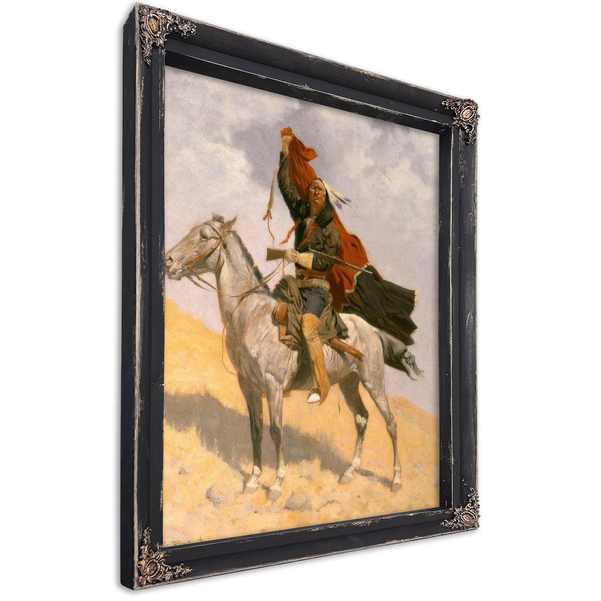 Blanket Signal By Frederic By Remington Fine Art Print