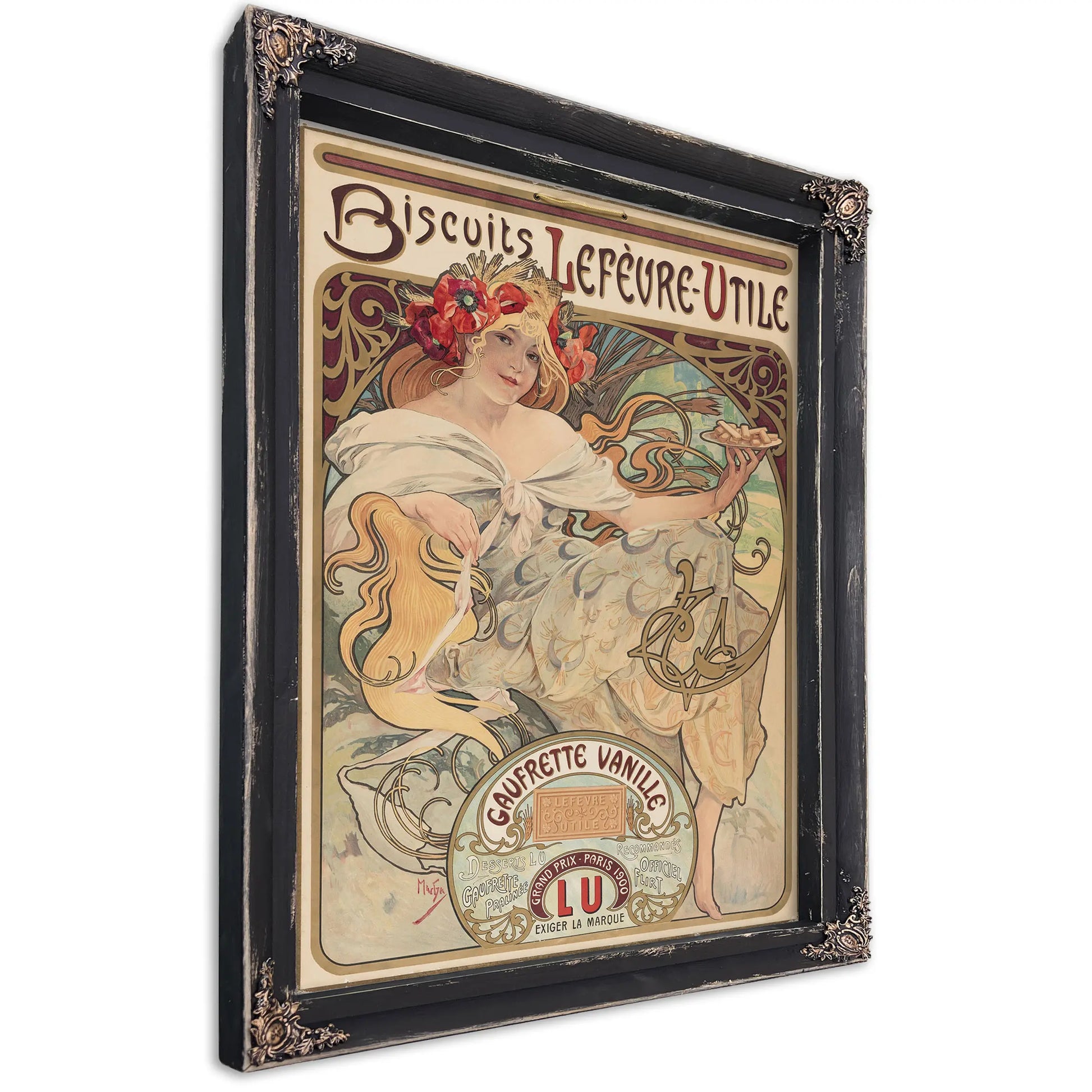 Affiche Gaufrettes Vanille Alfons Mucha by Alphonse Mucha
