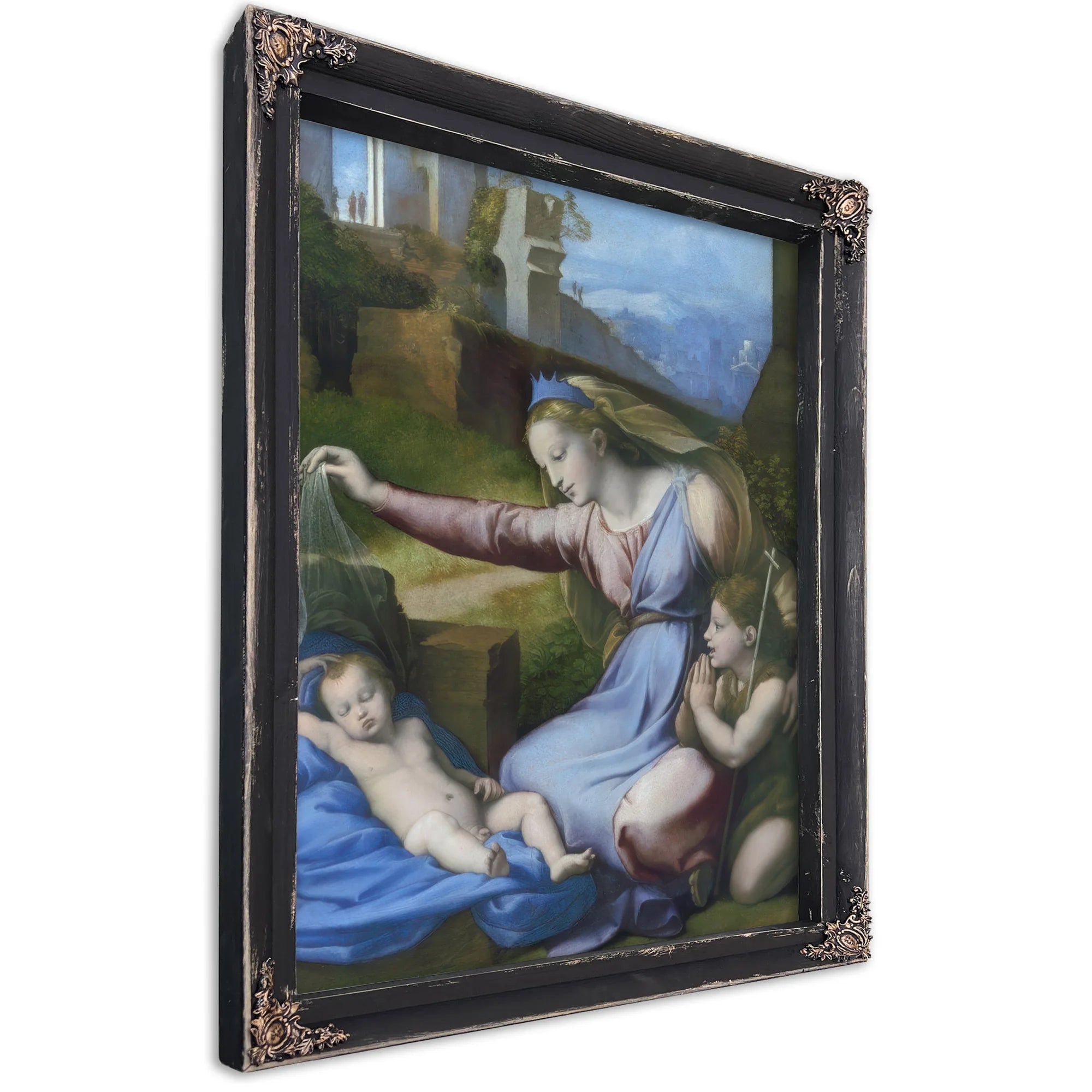 The Madonna Of The Blue Diadem By Raphael Fine Art Print