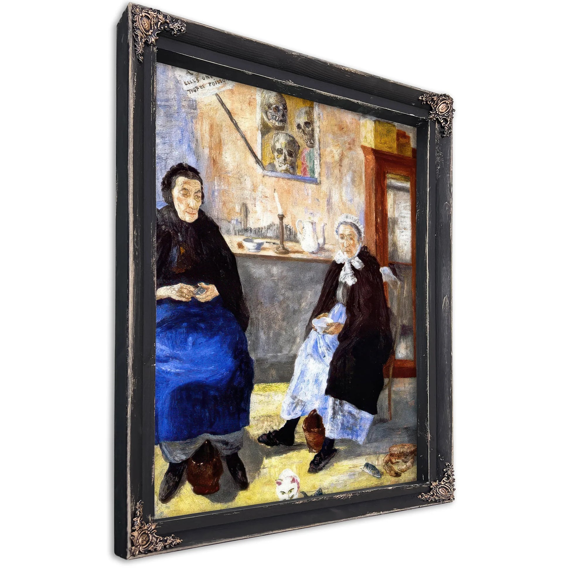 Melancholy Fishwives By James Ensor Fine Art Print
