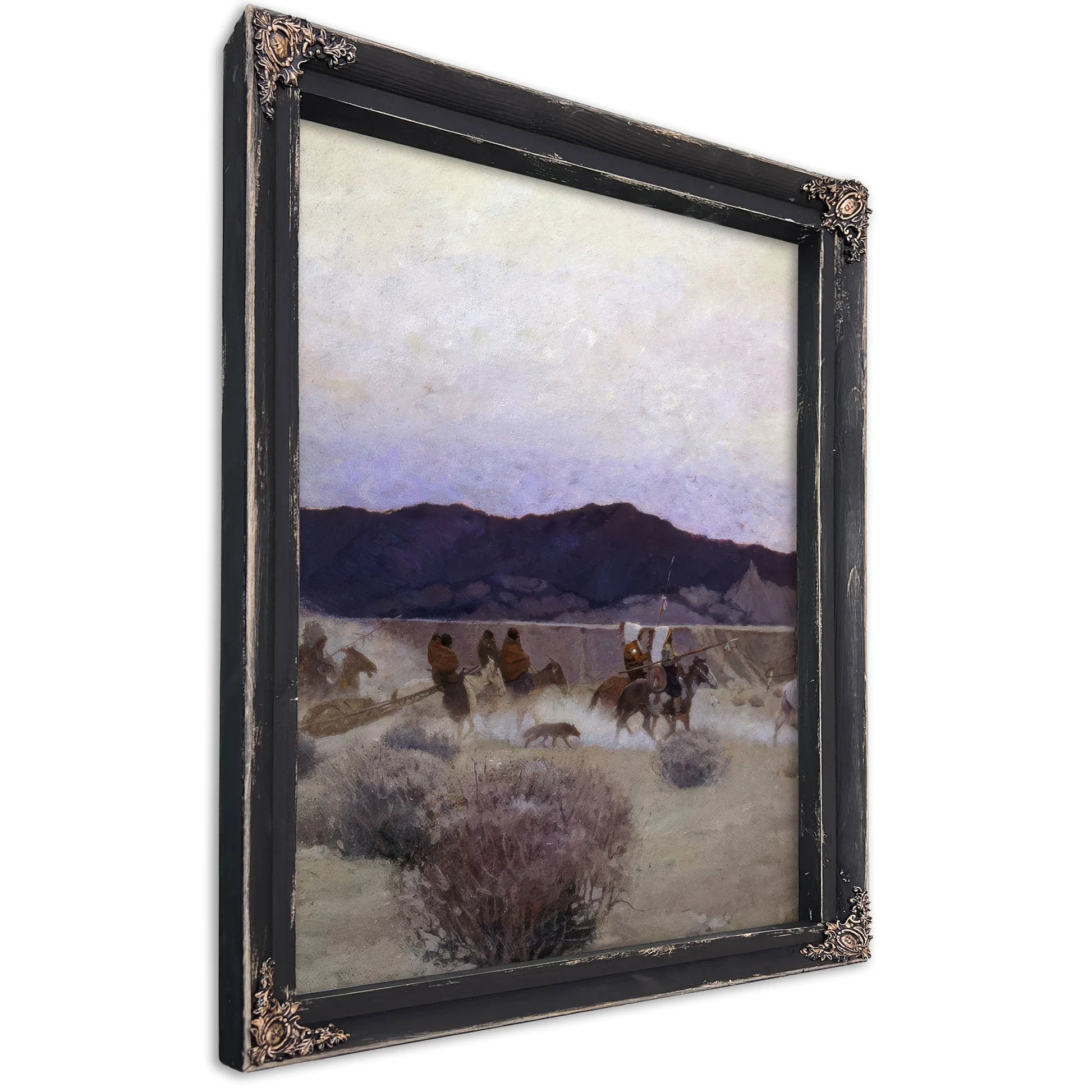 Moving Camp By NC Wyeth Fine Art Print