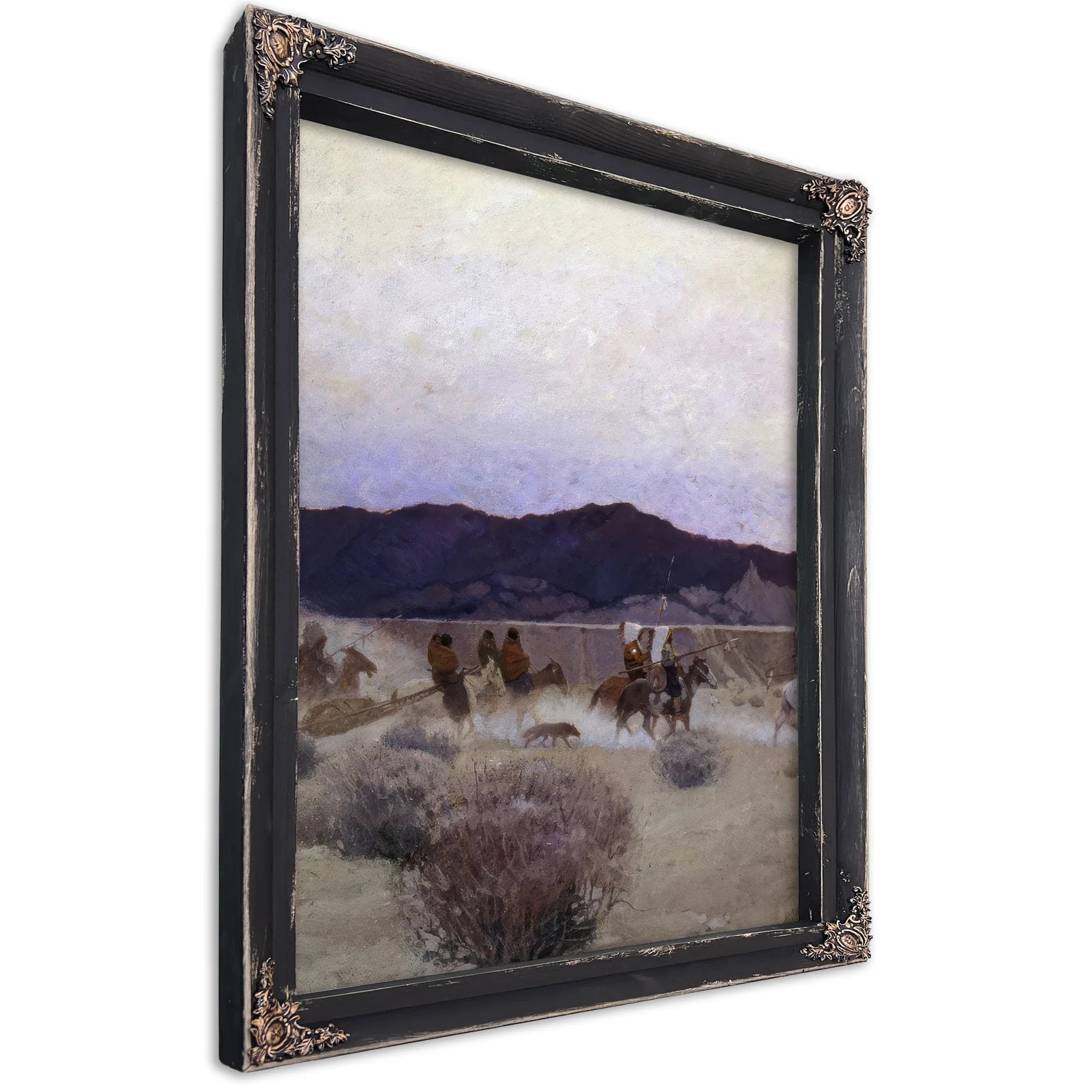Moving Camp By NC Wyeth Fine Art Print