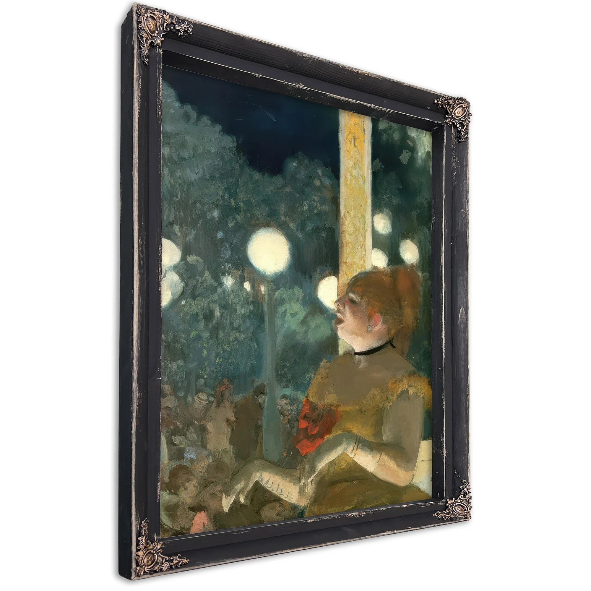 Cafe Concert The Song Of The Dog By Edgar Degas Fine Art Print