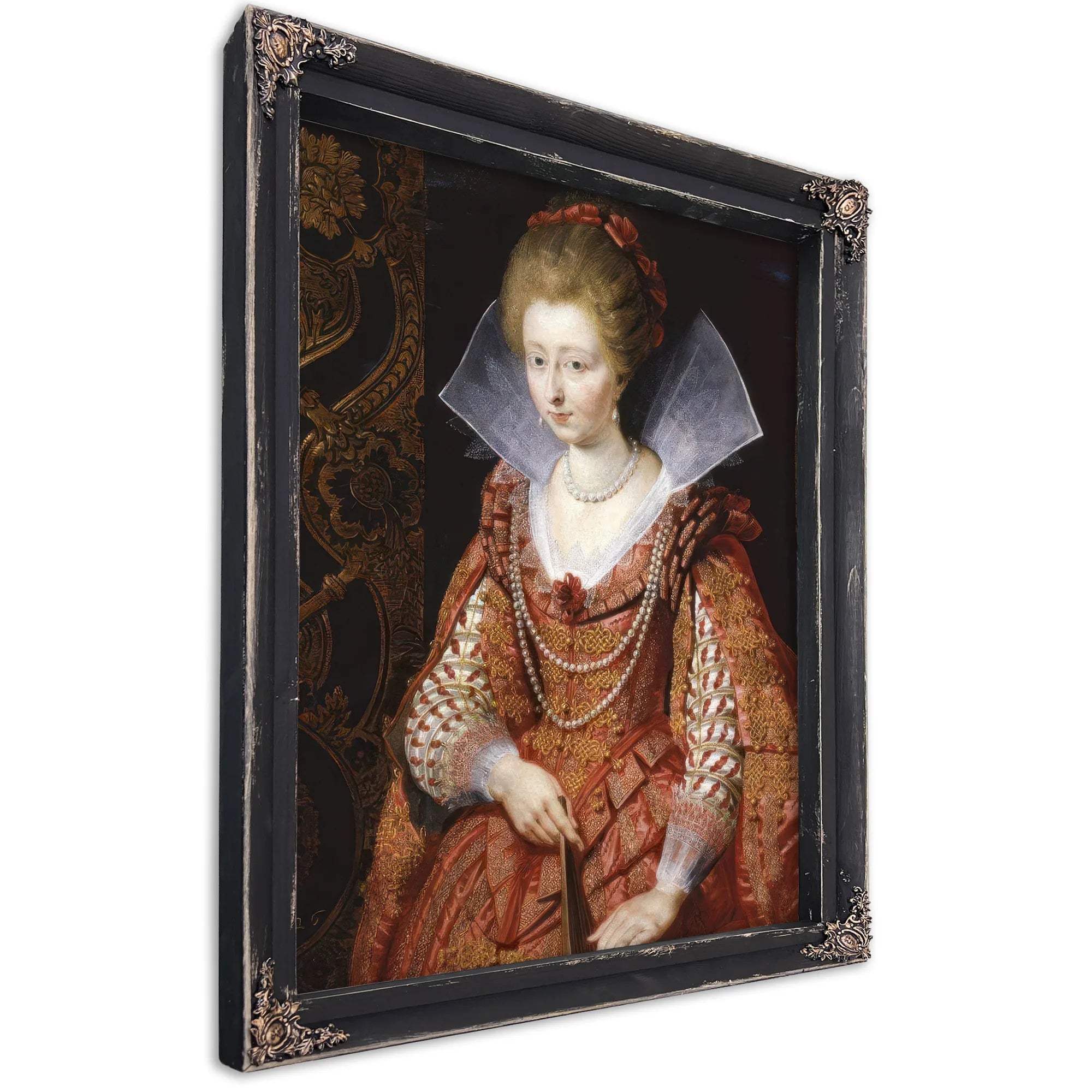 Portrait Of Charlotte Marguerite De Montmorency Princess Of Conde By Peter Paul Rubens Fine Art Print