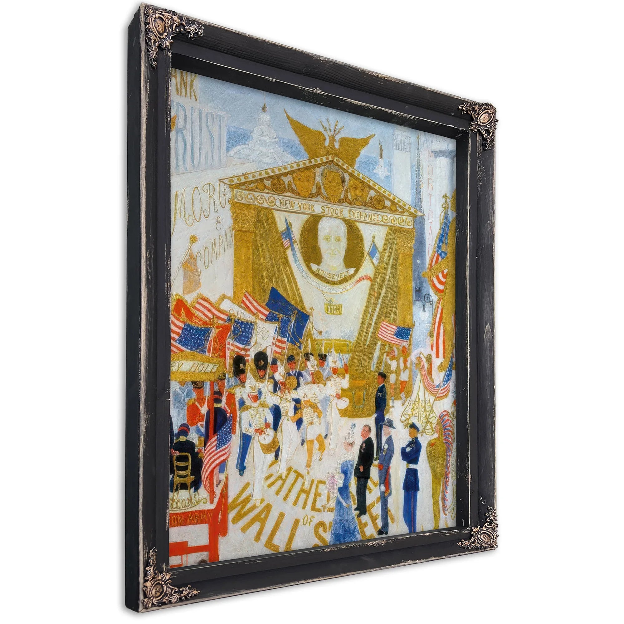 The Cathedrals Of Wall Street By Florine Stettheimer Fine Art Print