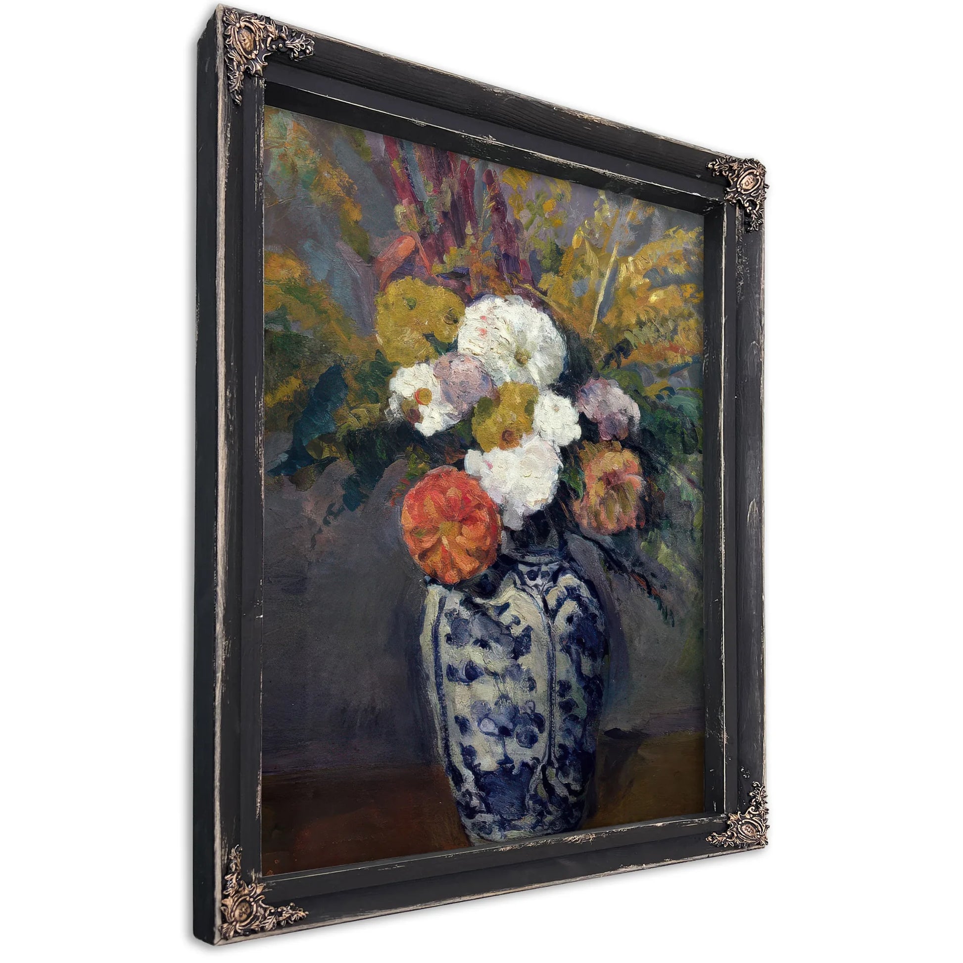 Dahlias By Paul Cezanne Fine Art Print
