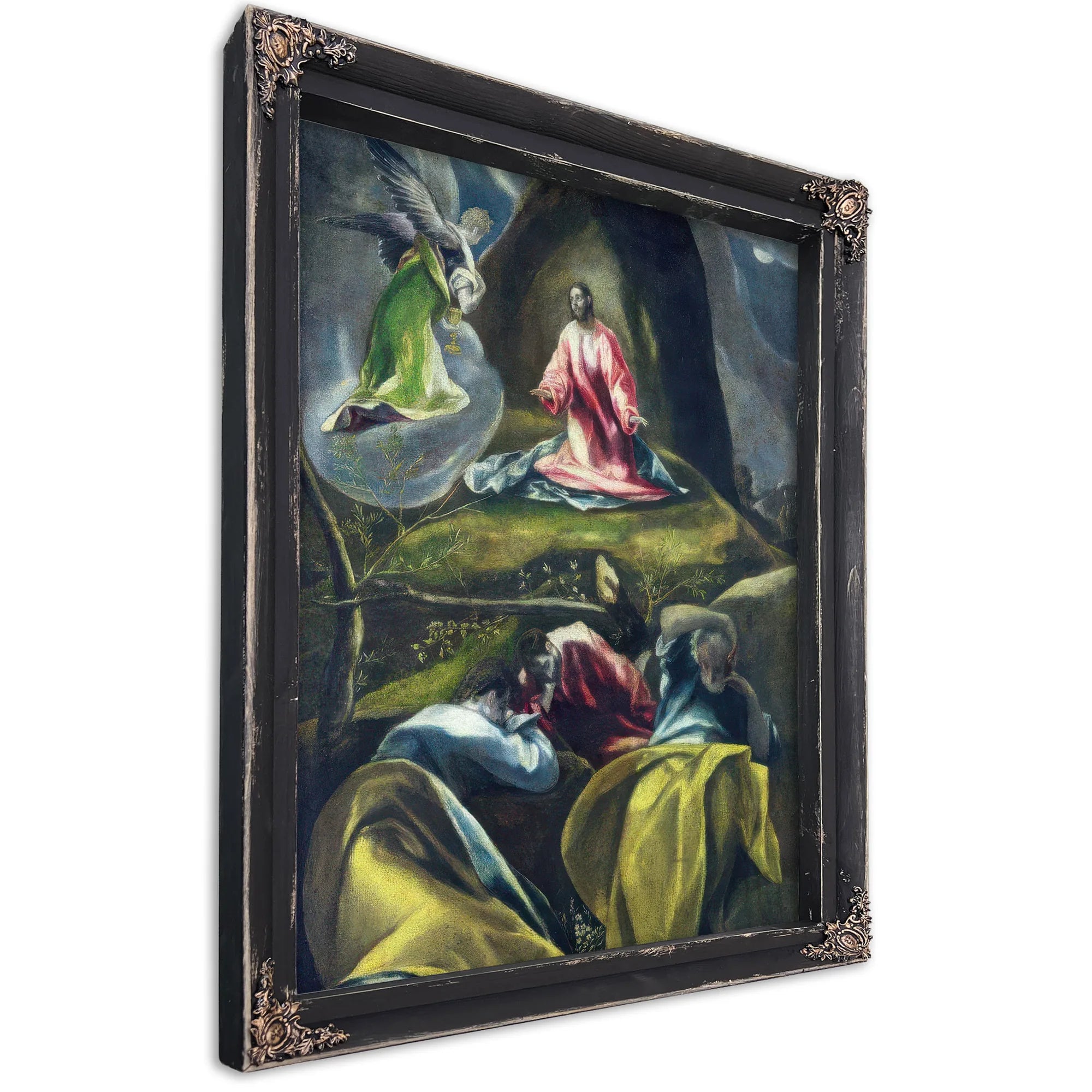 Christ In The Garden Of Olives (Oil On Canvas) By El Greco Fine Art Print