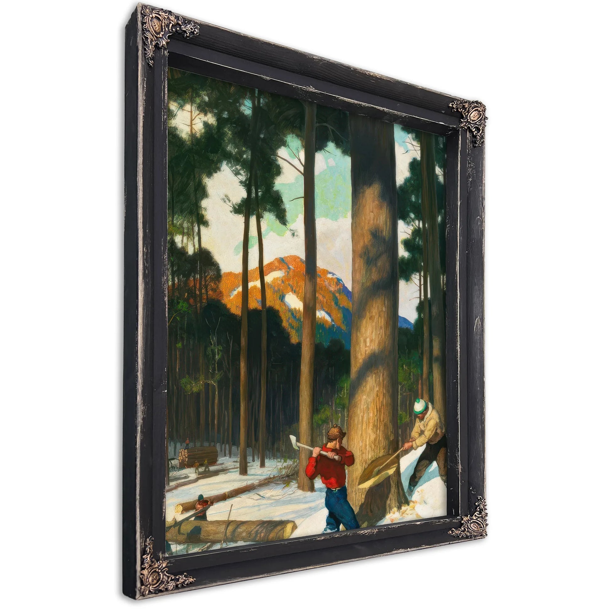 Lumber (2) By NC Wyeth Fine Art Print