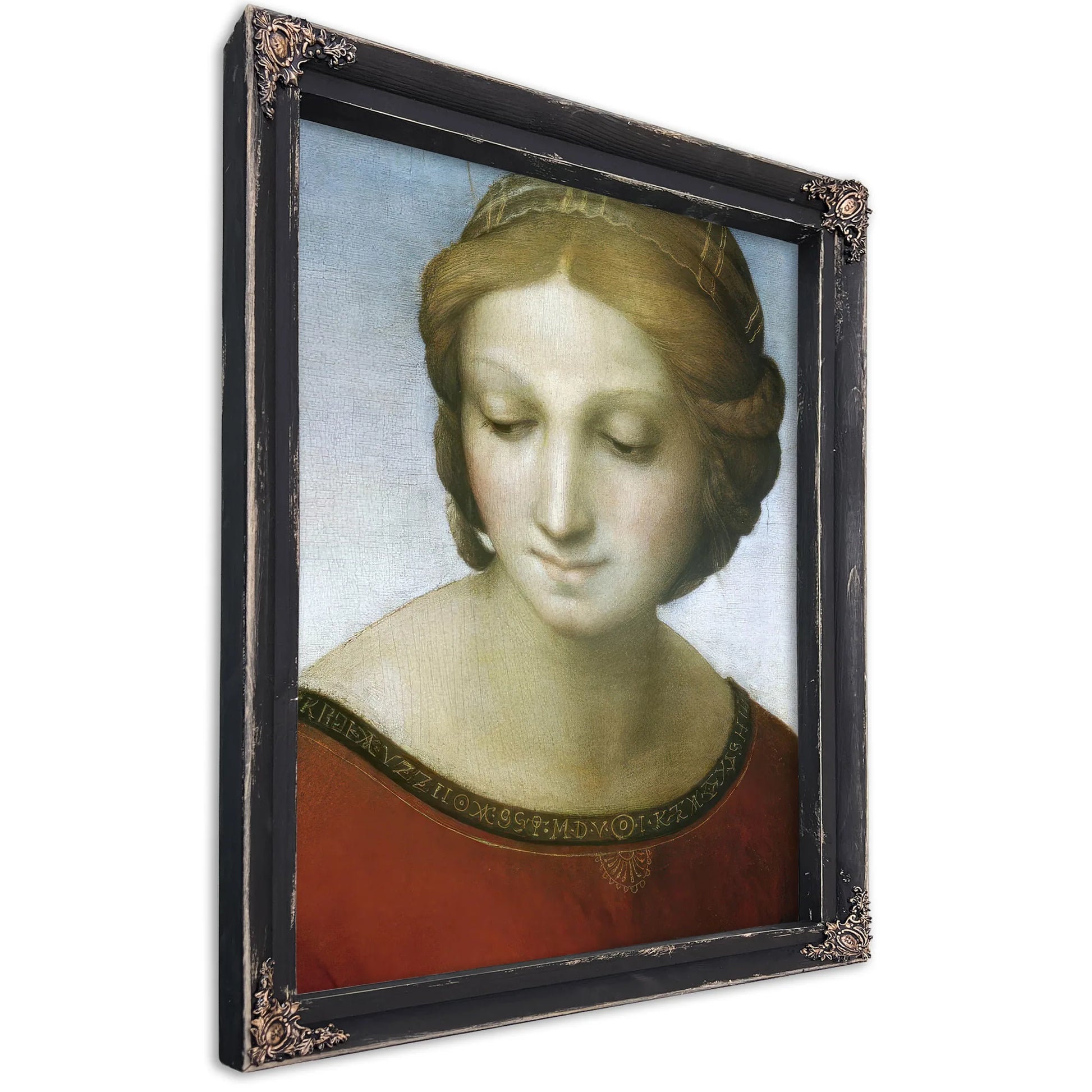 Detail Of Madonna Of The Meadow By Raphael Fine Art Print