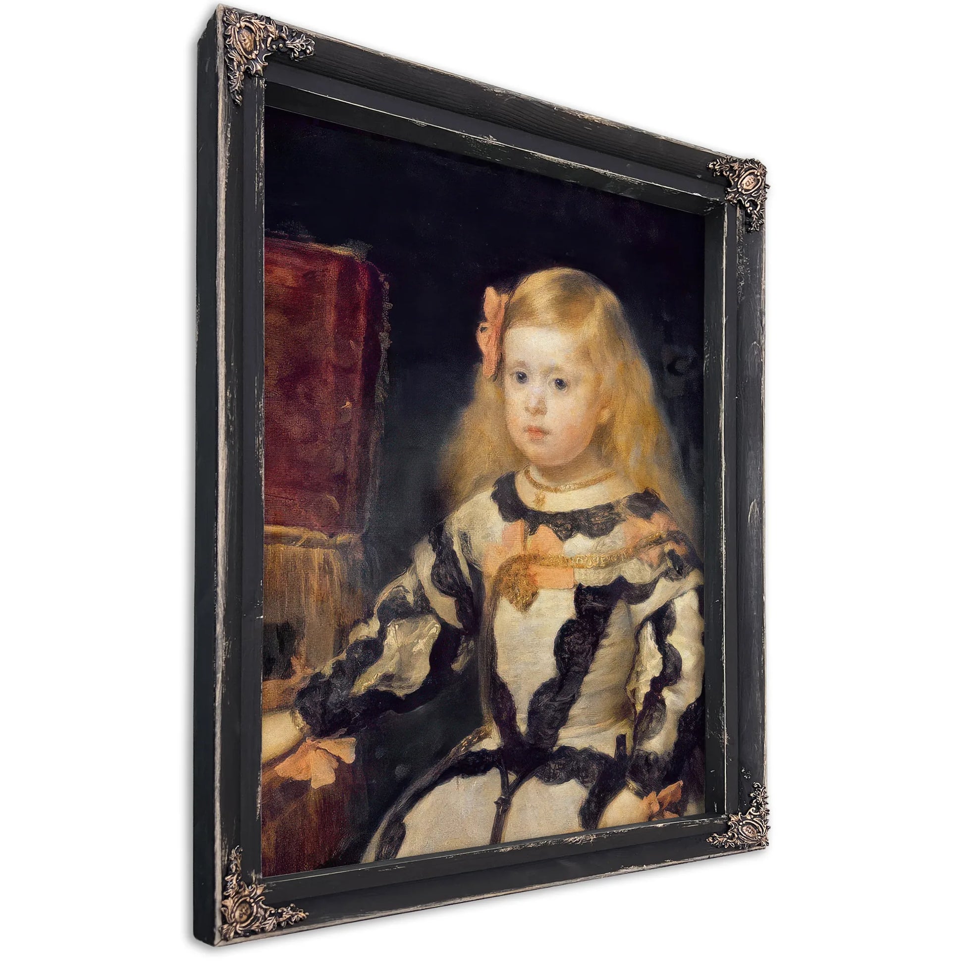 Portrait Of The Infanta Maria Marguerita (1651 73) By Diego Velazquez Fine Art Print