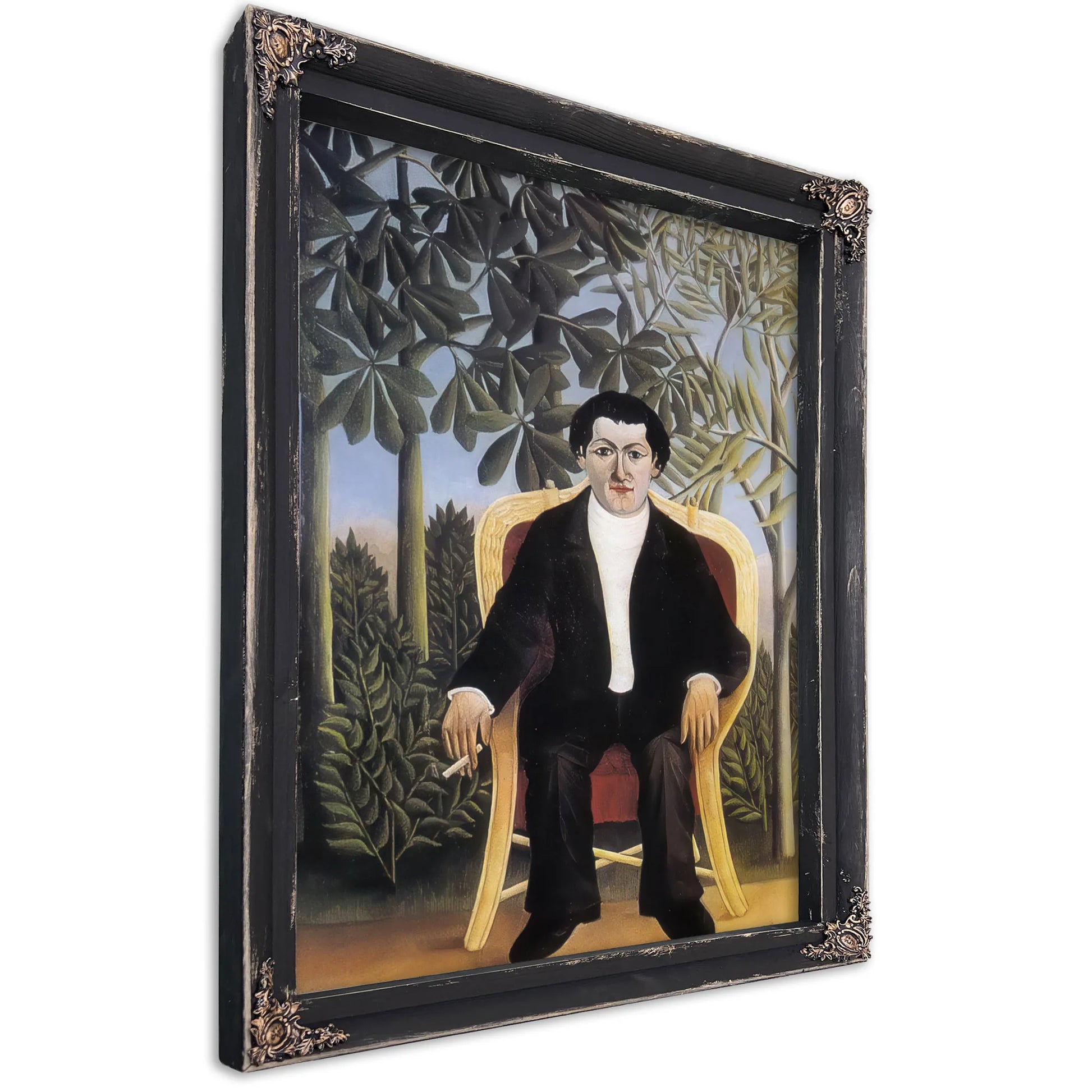 Portrait Of Joseph Brummer1909 By Henri Rousseau Fine Art Print