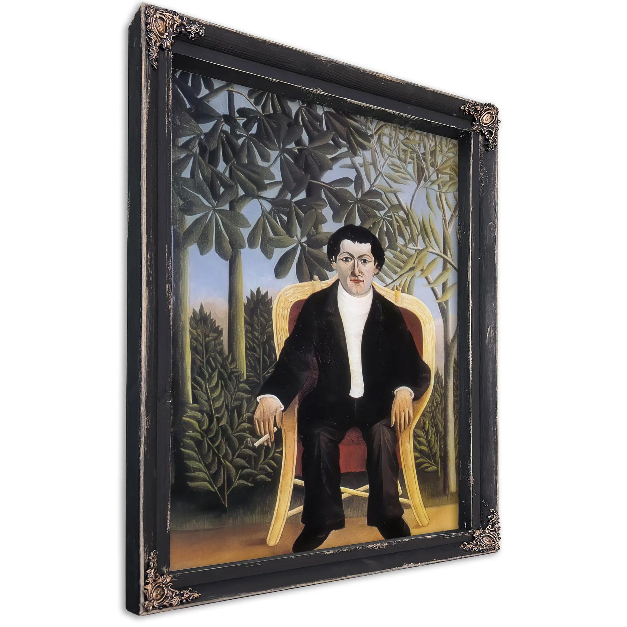 Portrait Of Joseph Brummer1909 By Henri Rousseau Fine Art Print