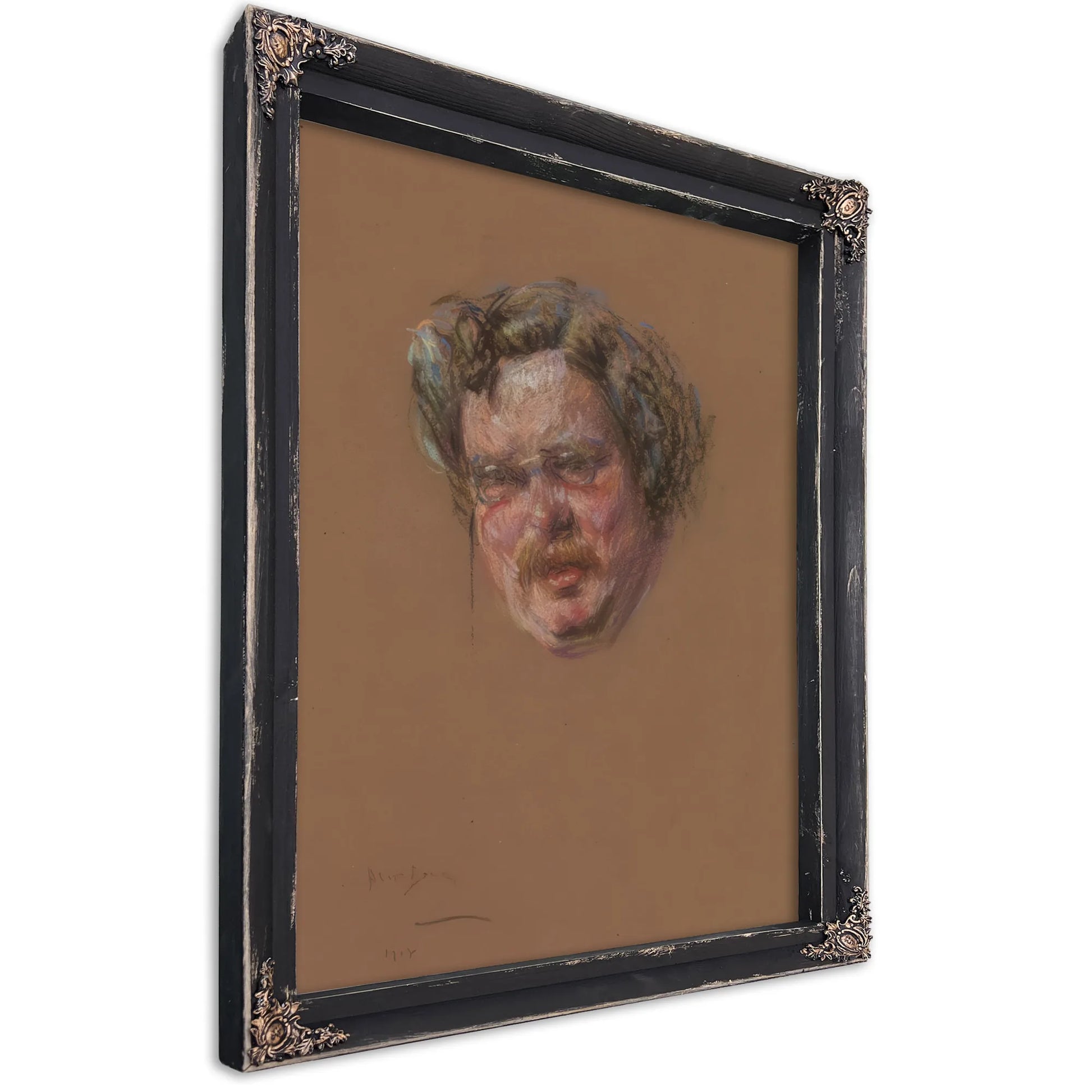Gilbert K. Chesterton By Alice Pike Barney Fine Art Print