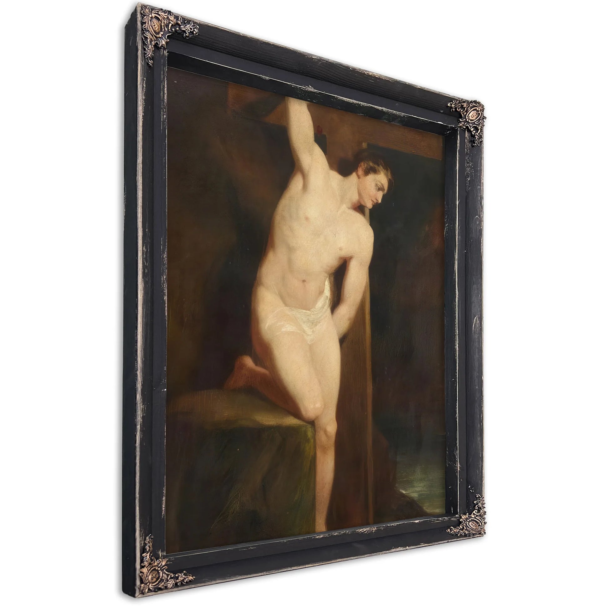 Academic Study Of A Male Nude By William Etty Fine Art Print