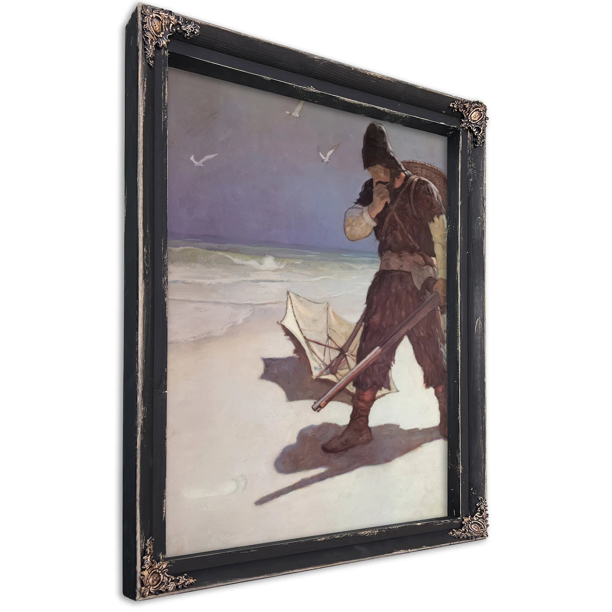 I Stood Like One Thunderstruck By NC Wyeth Fine Art Print
