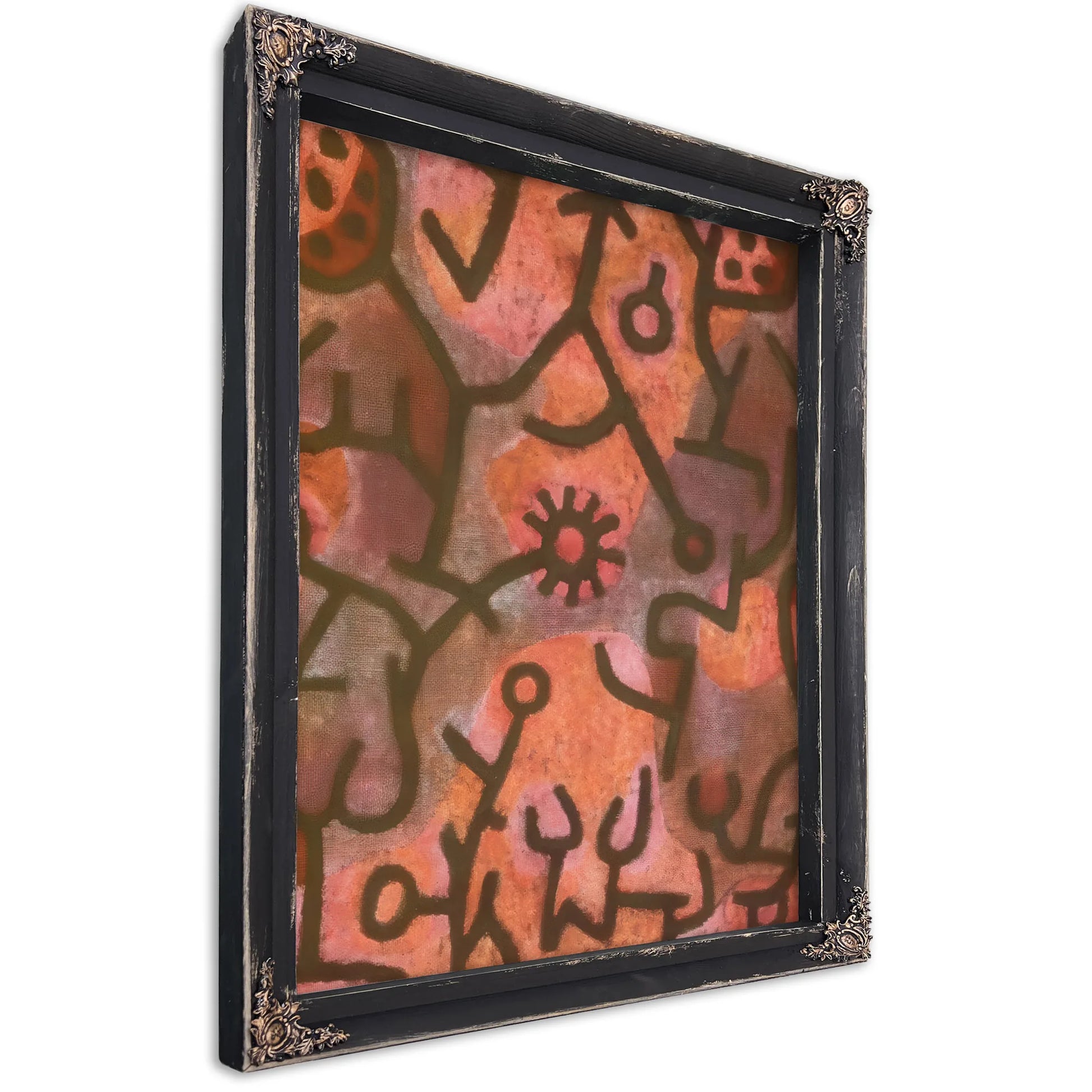 Flora On The Rocks (Flora Am Felsen) 1940 F3 )343) By Paul Klee Fine Art Print