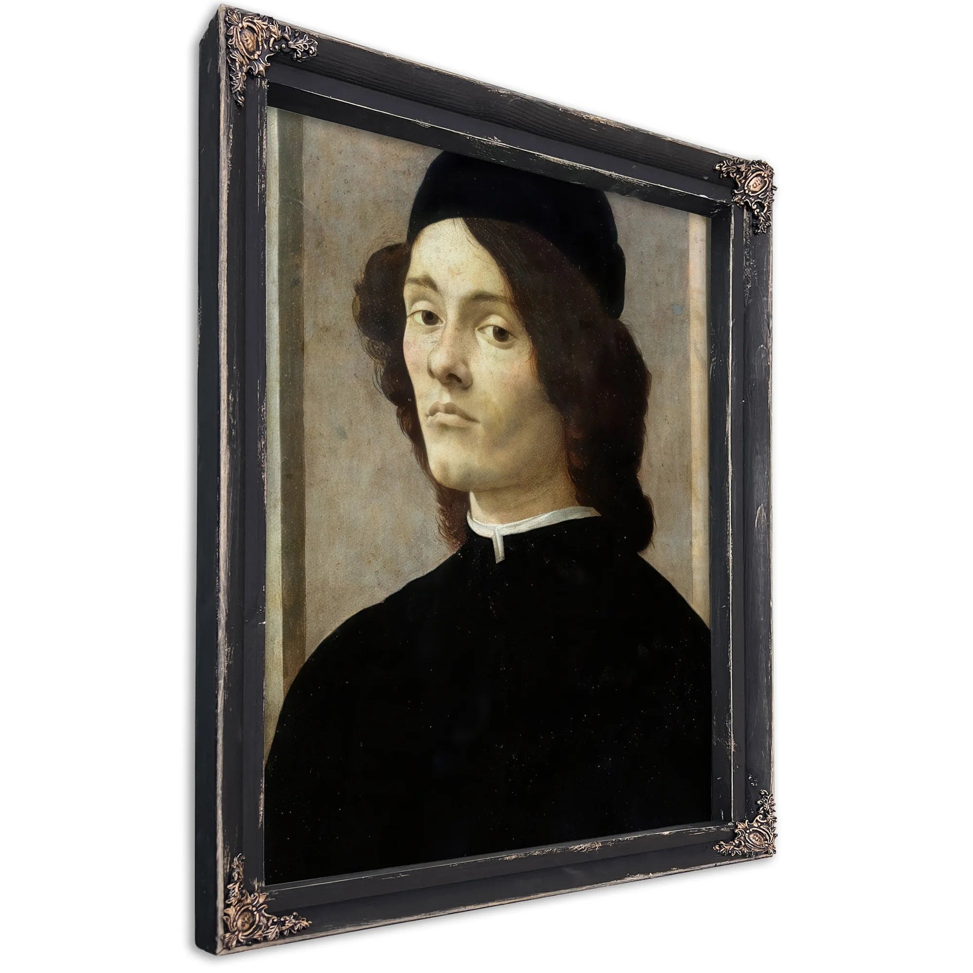 Portrait Of A Man By Sandro Botticelli Fine Art Print