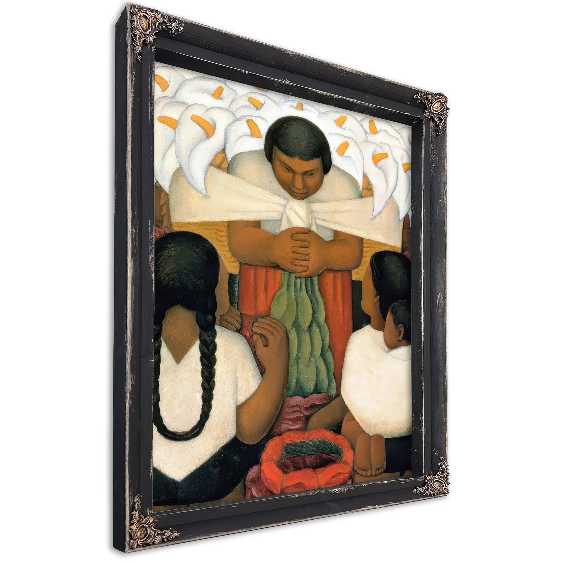 Flower Day Flower Festival By Diego Rivera Fine Art Print