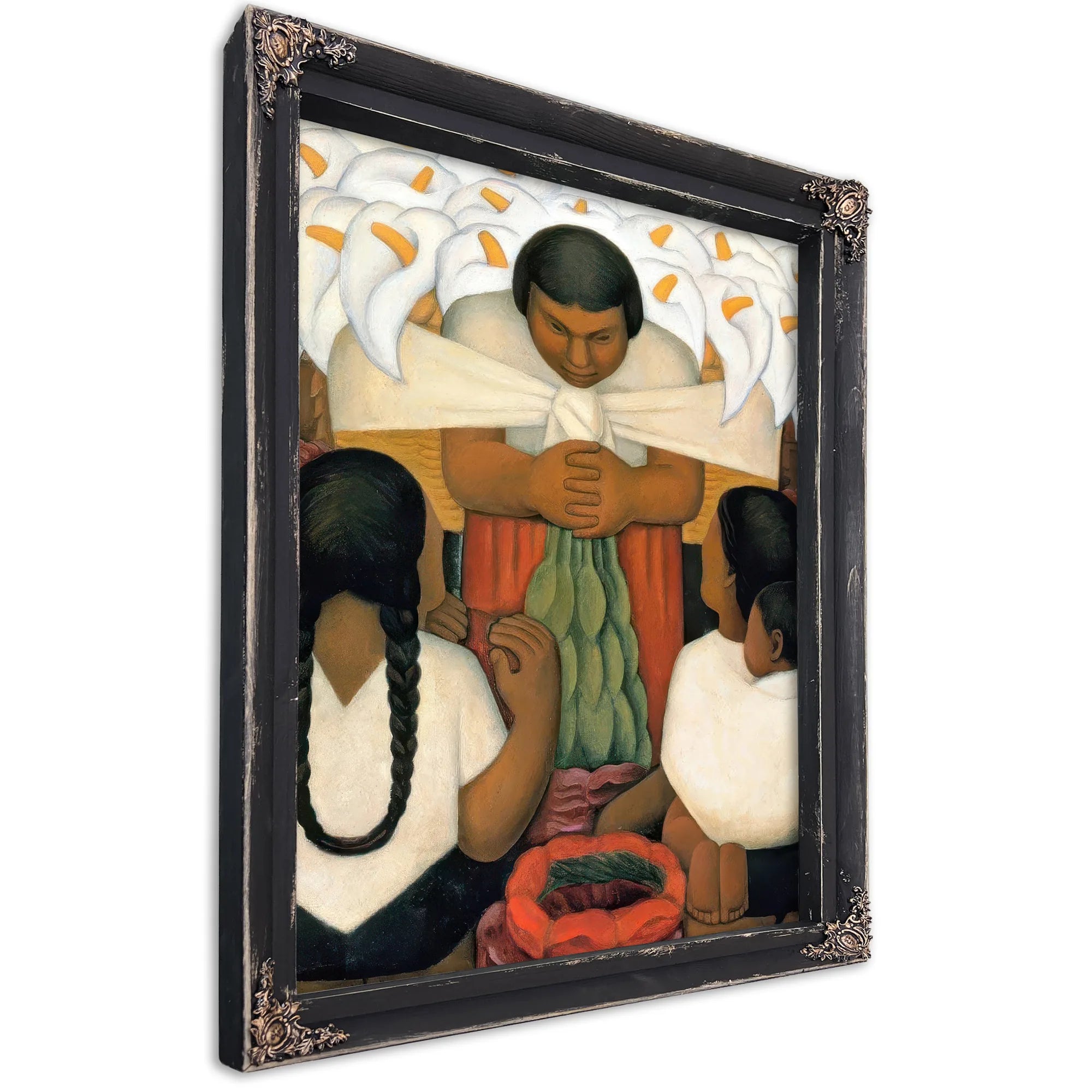 Flower Day Flower Festival By Diego Rivera Fine Art Print
