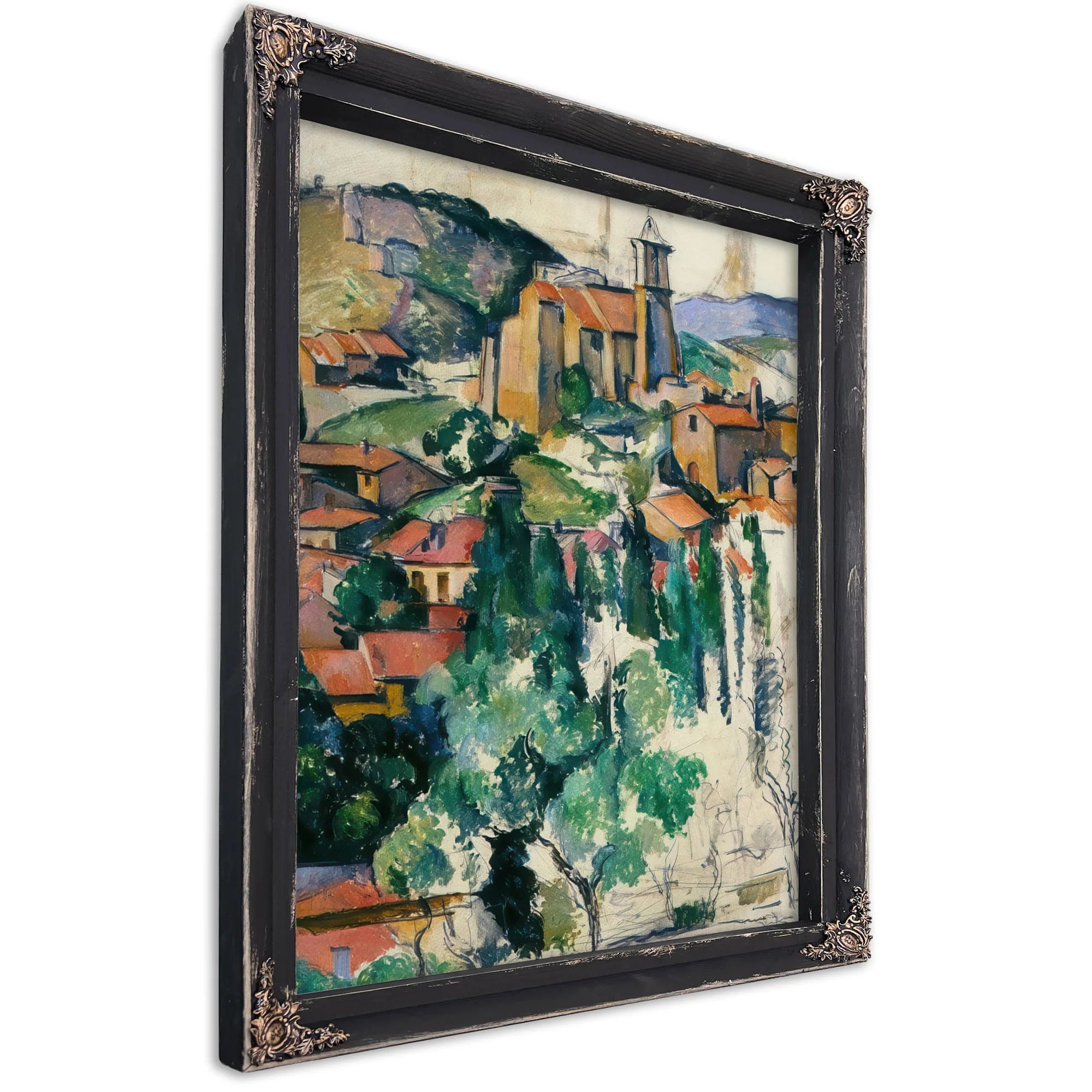 The Village Of Gardanne By Paul Cezanne Fine Art Print