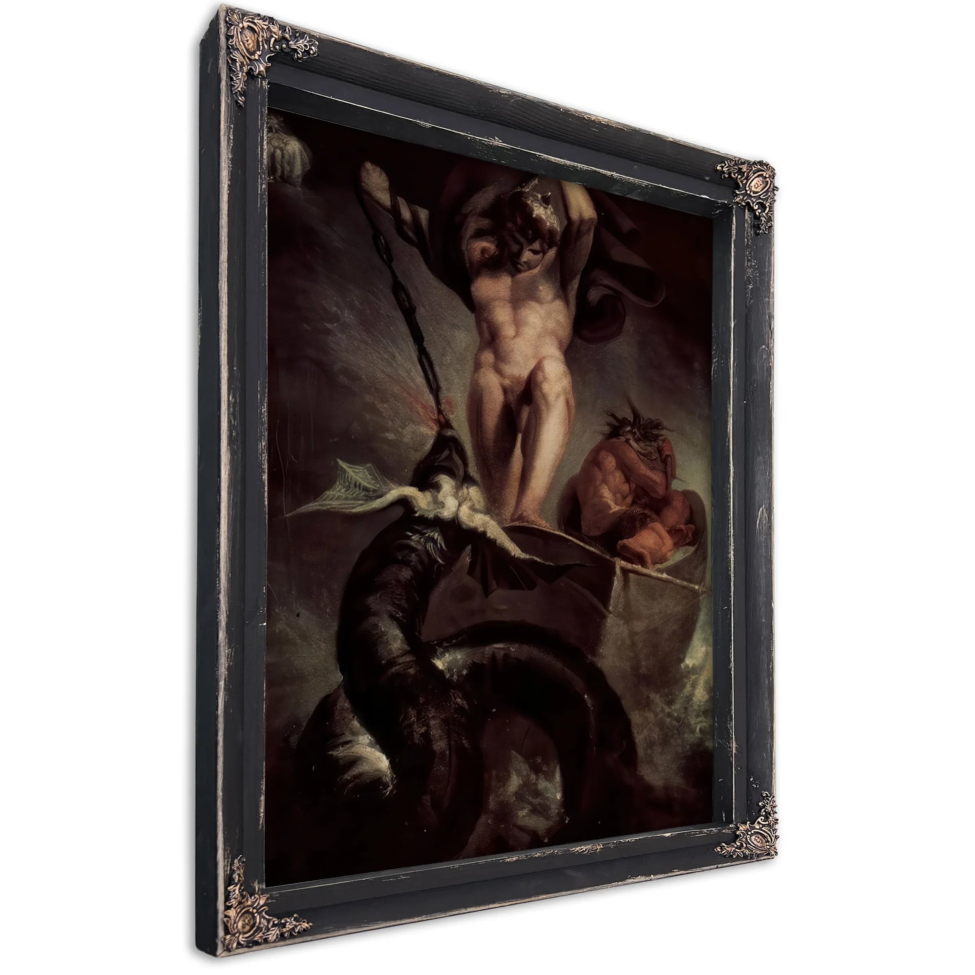 The Battle Of Thor With The Serpent Of Midgard By Henry Fuseli Fine Art Print