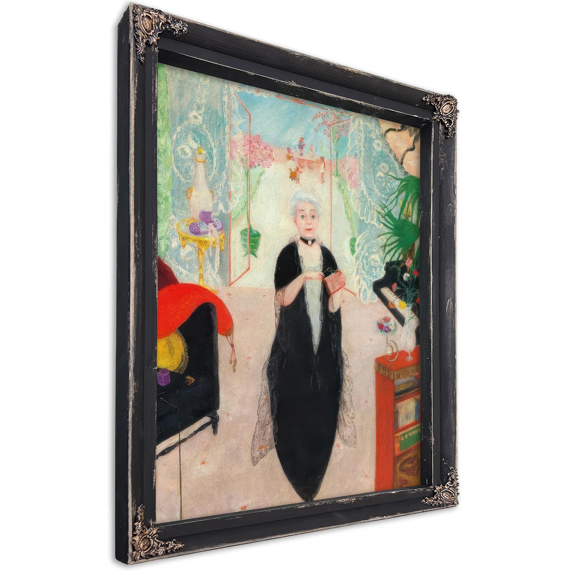 Portrait Of My Mother By Florine Stettheimer Fine Art Print