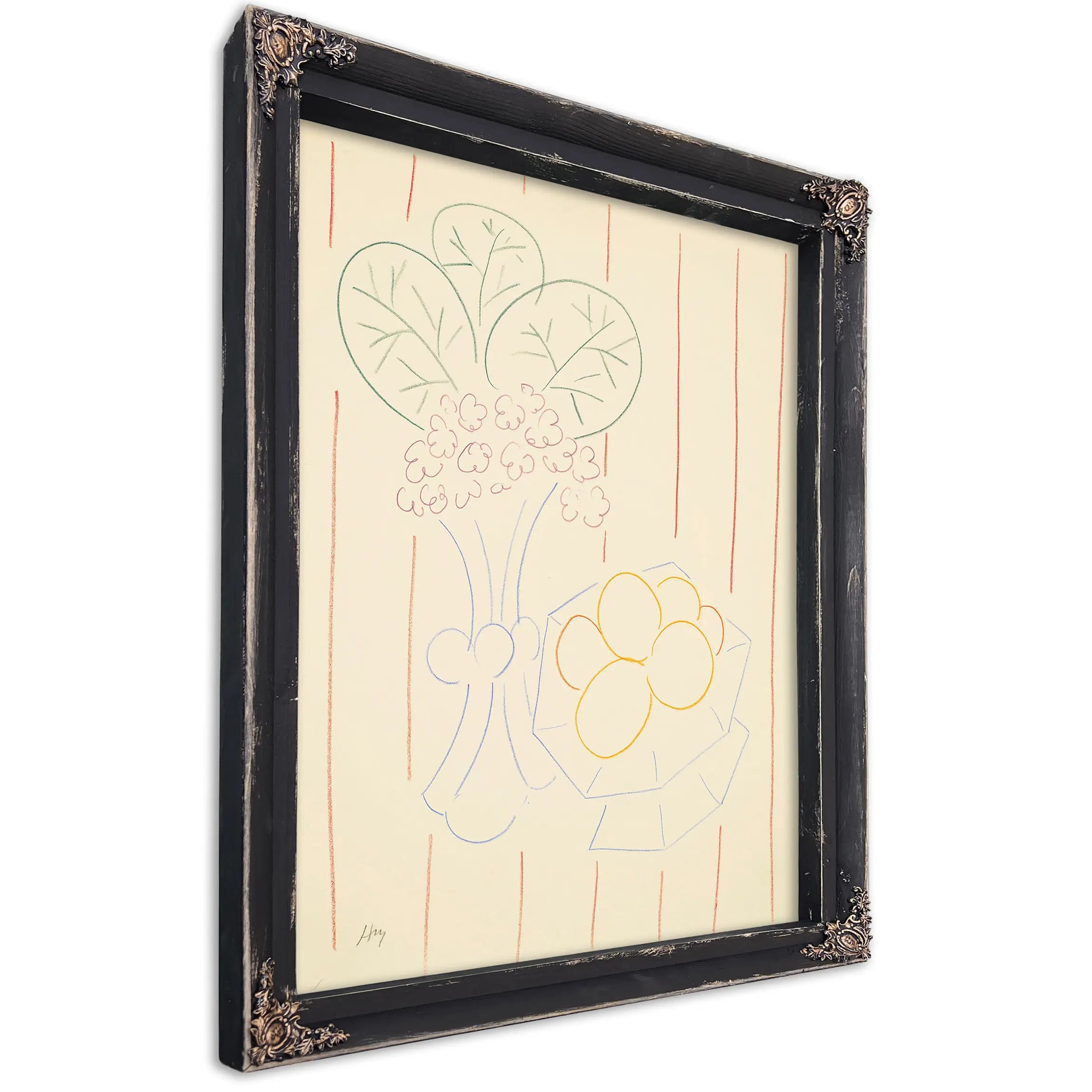 Pot De Fleurs (Fleurs Et Fruits) by Henri Matisse