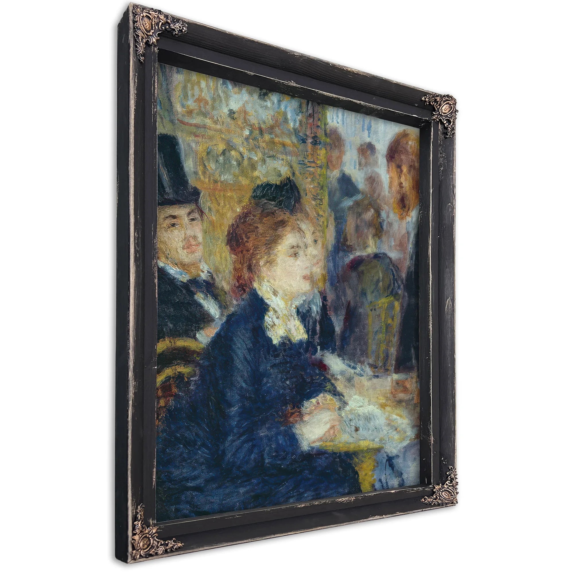 At The Cafe By Pierre Auguste Renoir Fine Art Print