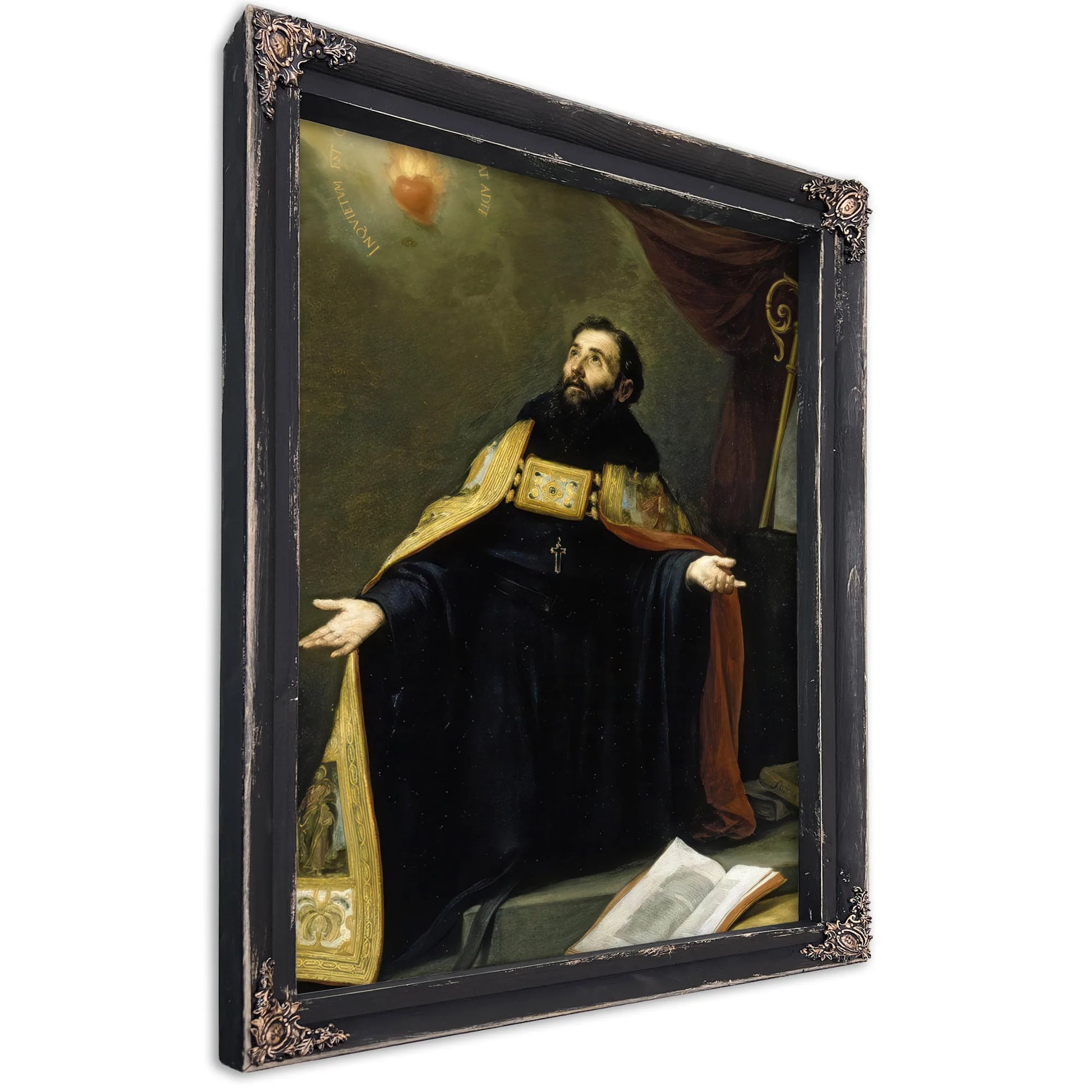 Saint Augustine In Ecstasy By Bartolome Esteban Murillo Fine Art Print