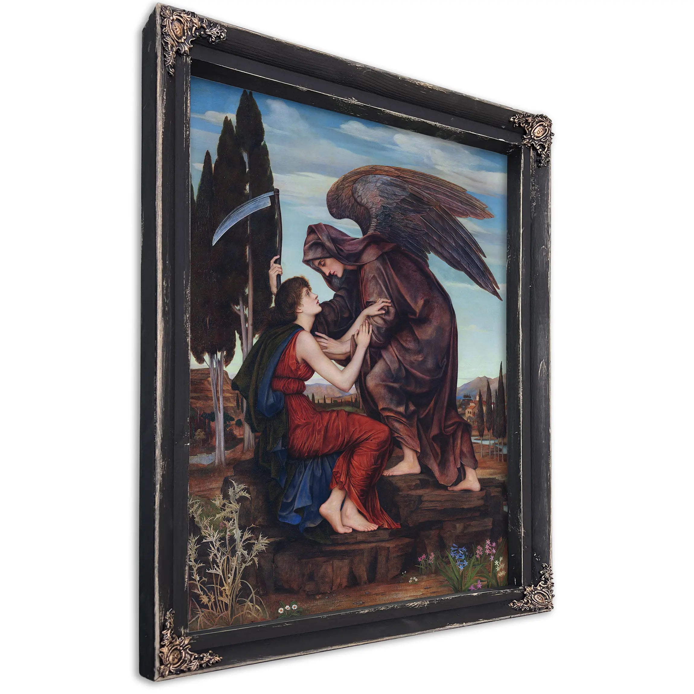 Angel Of Deathfxd by Evelyn De Morgan