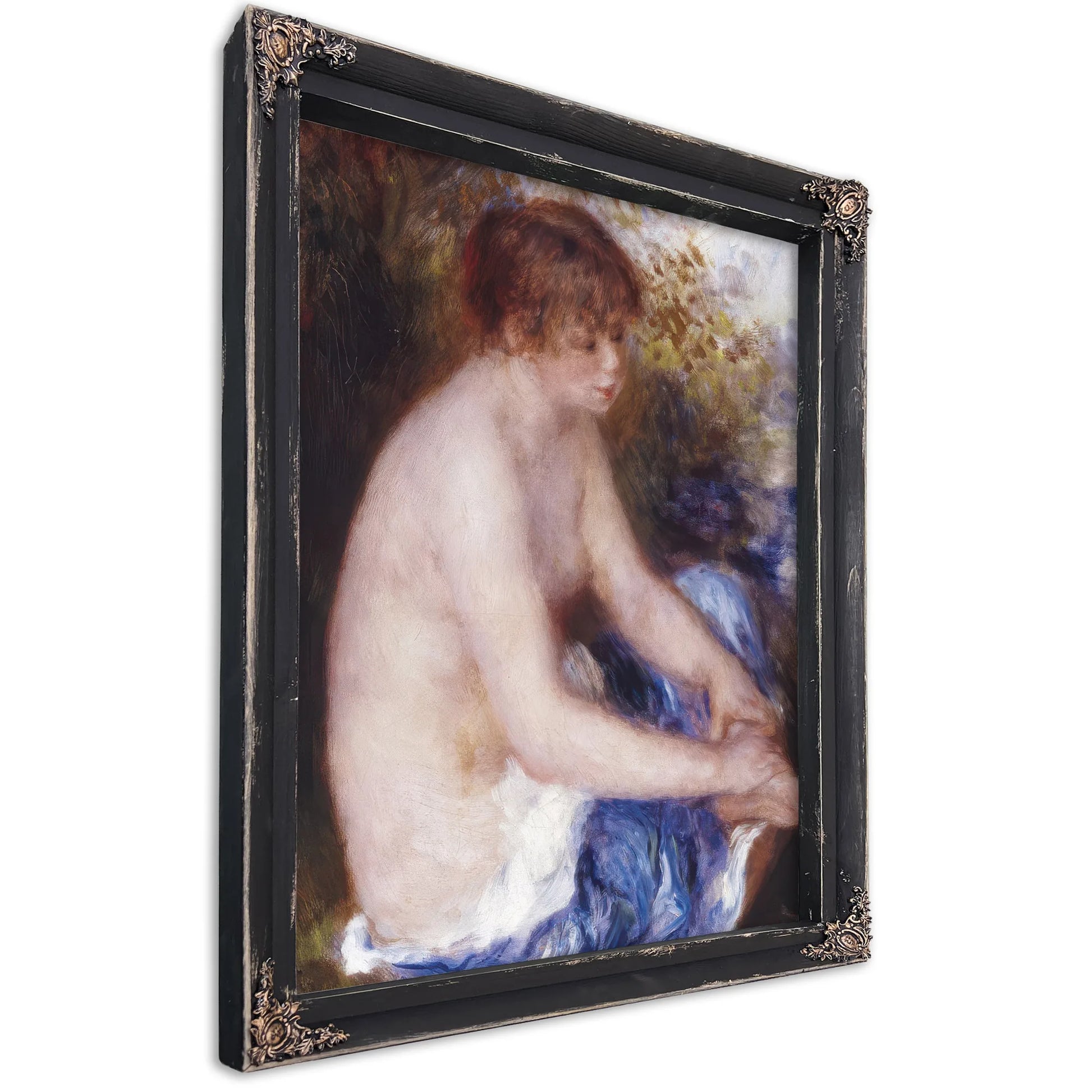 Petite Nu Bleu (Little Blue Nude) By Pierre Auguste Renoir Fine Art Print
