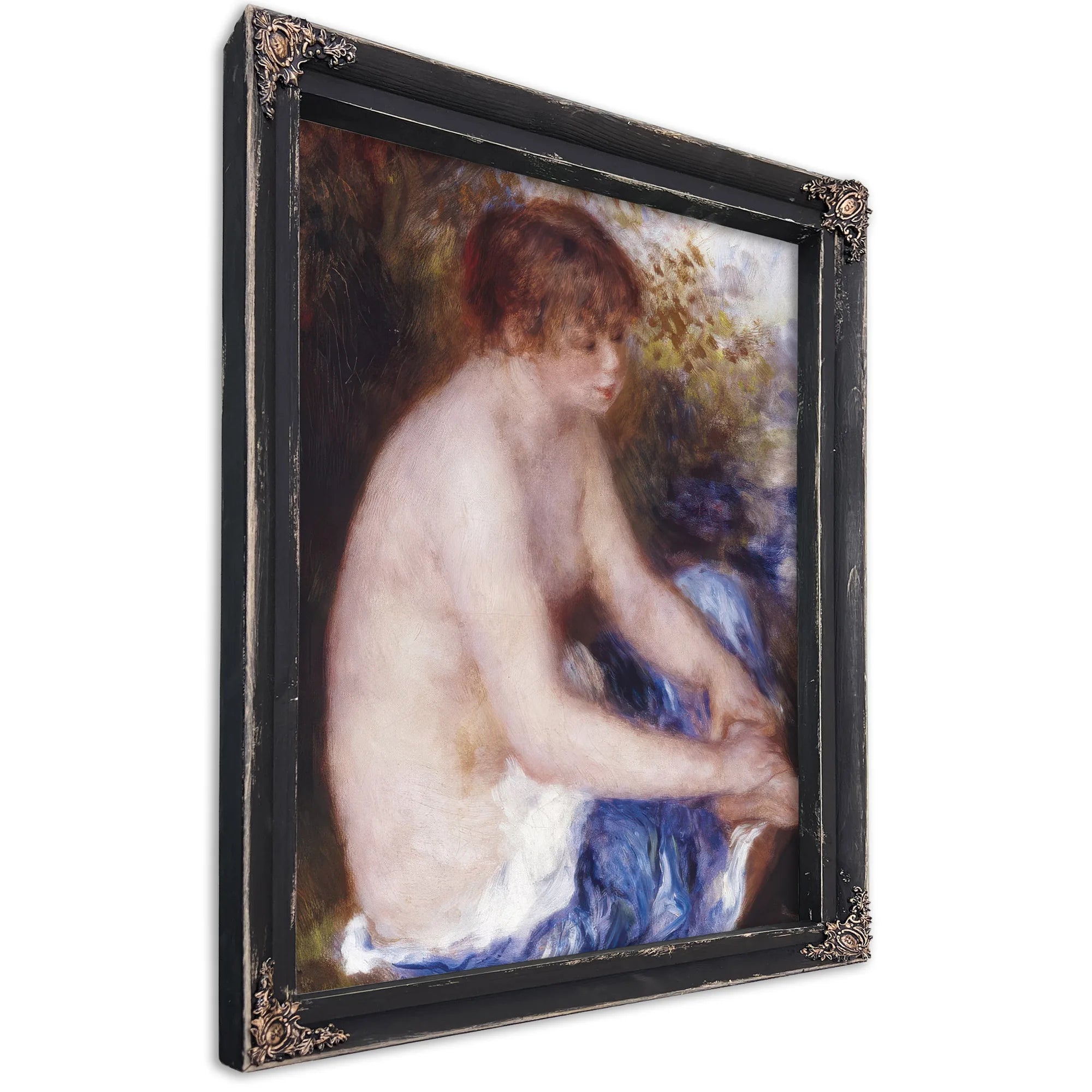 Petite Nu Bleu (Little Blue Nude) By Pierre Auguste Renoir Fine Art Print