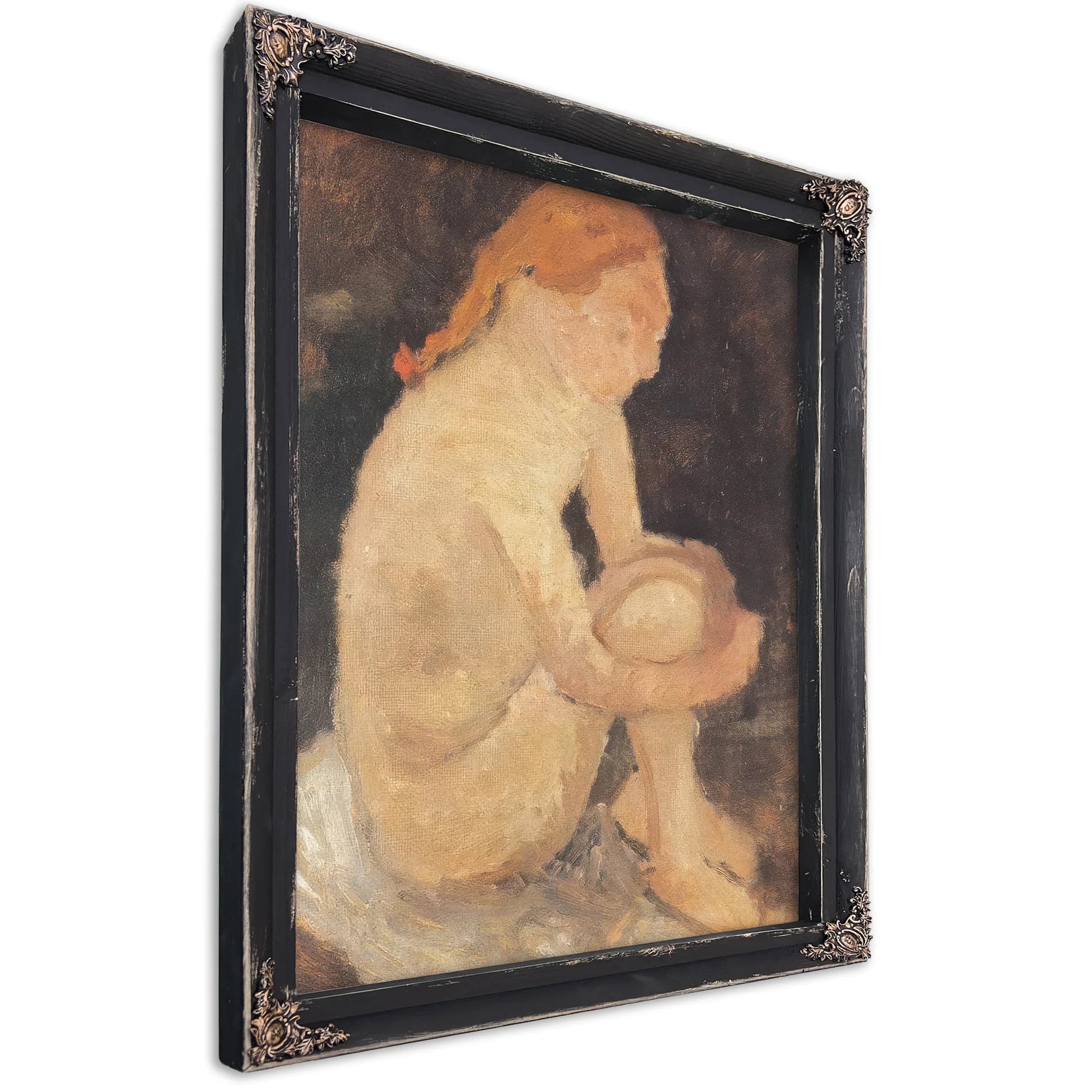 Seated Girl By Paula Modersohn Becker Fine Art Print