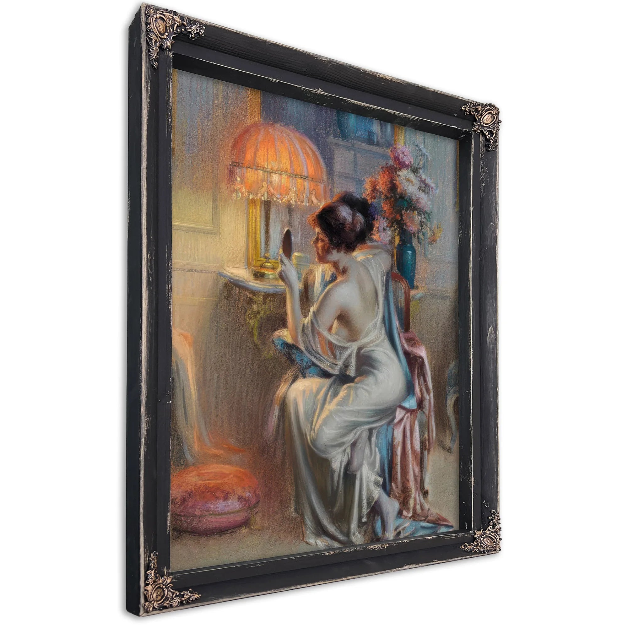 The Looking Glass By Enjolras Delphin Fine Art Print