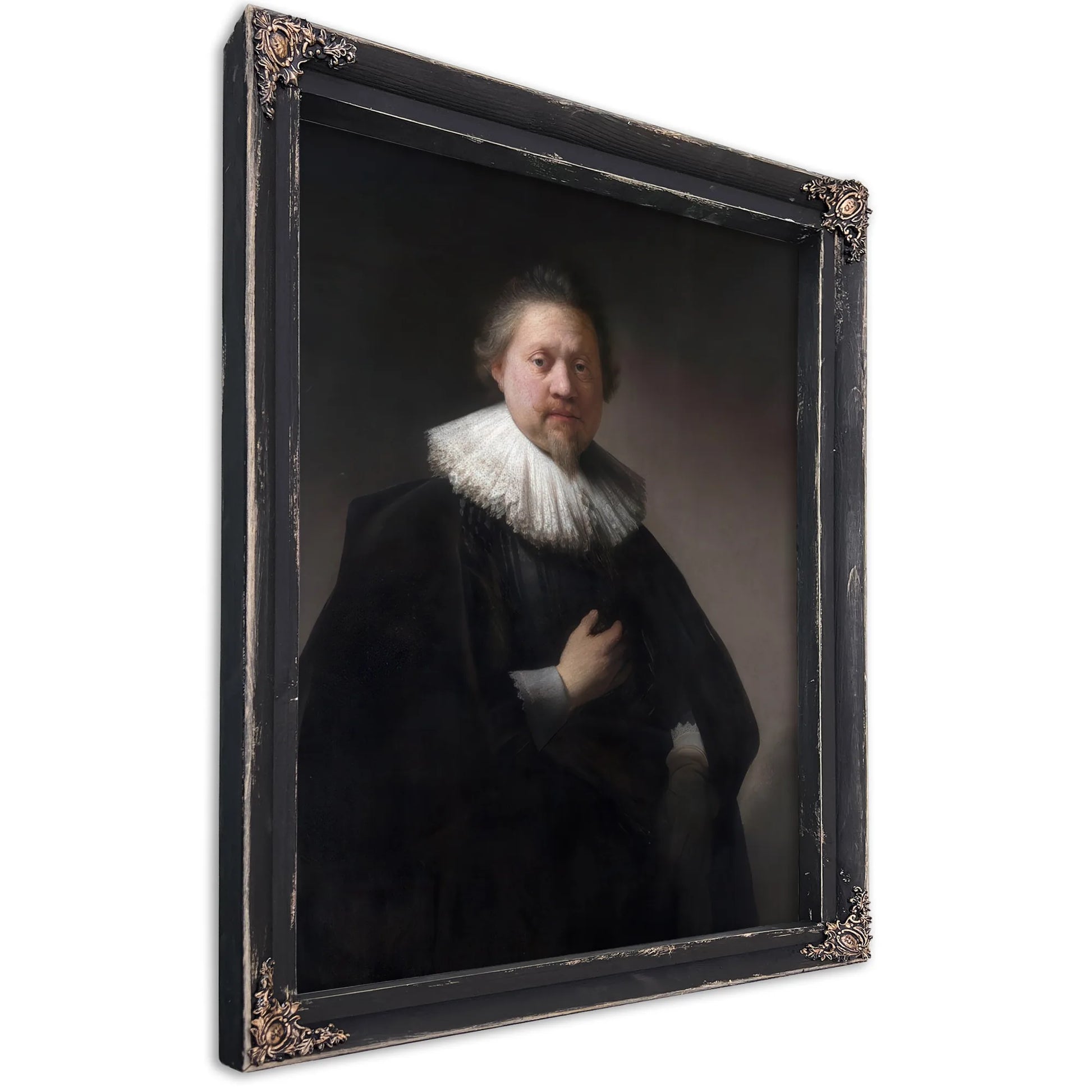 Portrait Of A Man By Rembrandt Fine Art Print