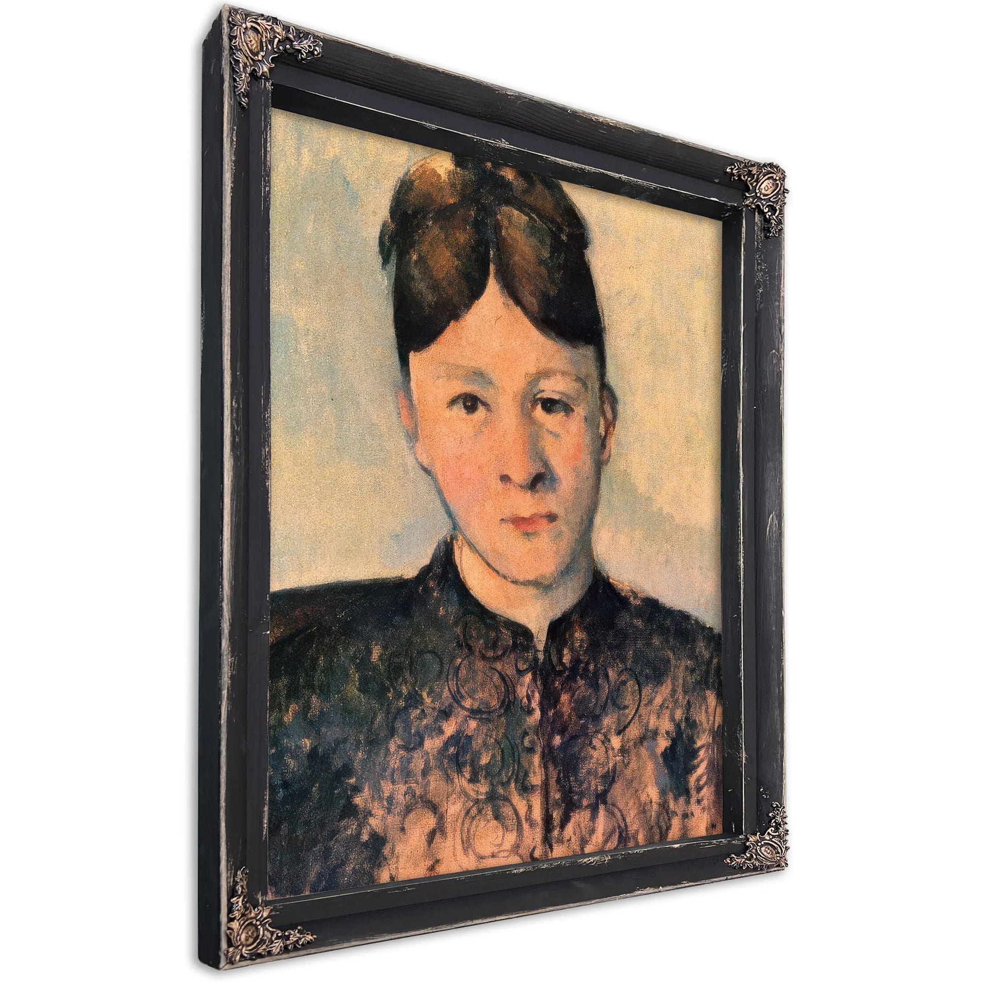 Portrait Of Madame Cezanne 1885 By Paul Cezanne Fine Art Print